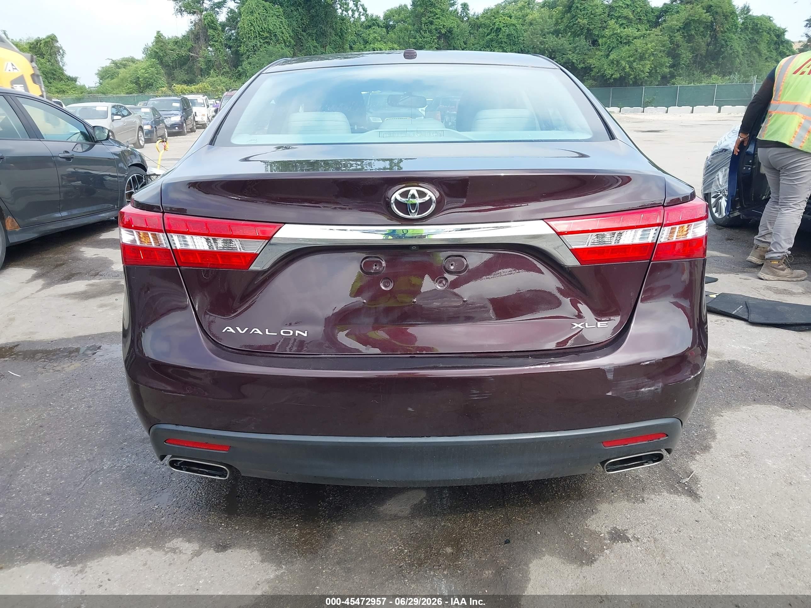 2013 Toyota Avalon Xle Touring Burgundy vin: 4T1BK1EB4DU018238