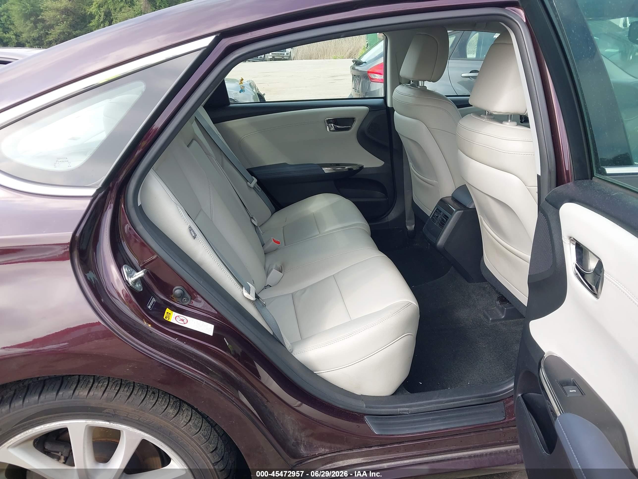 2013 Toyota Avalon Xle Touring Burgundy vin: 4T1BK1EB4DU018238