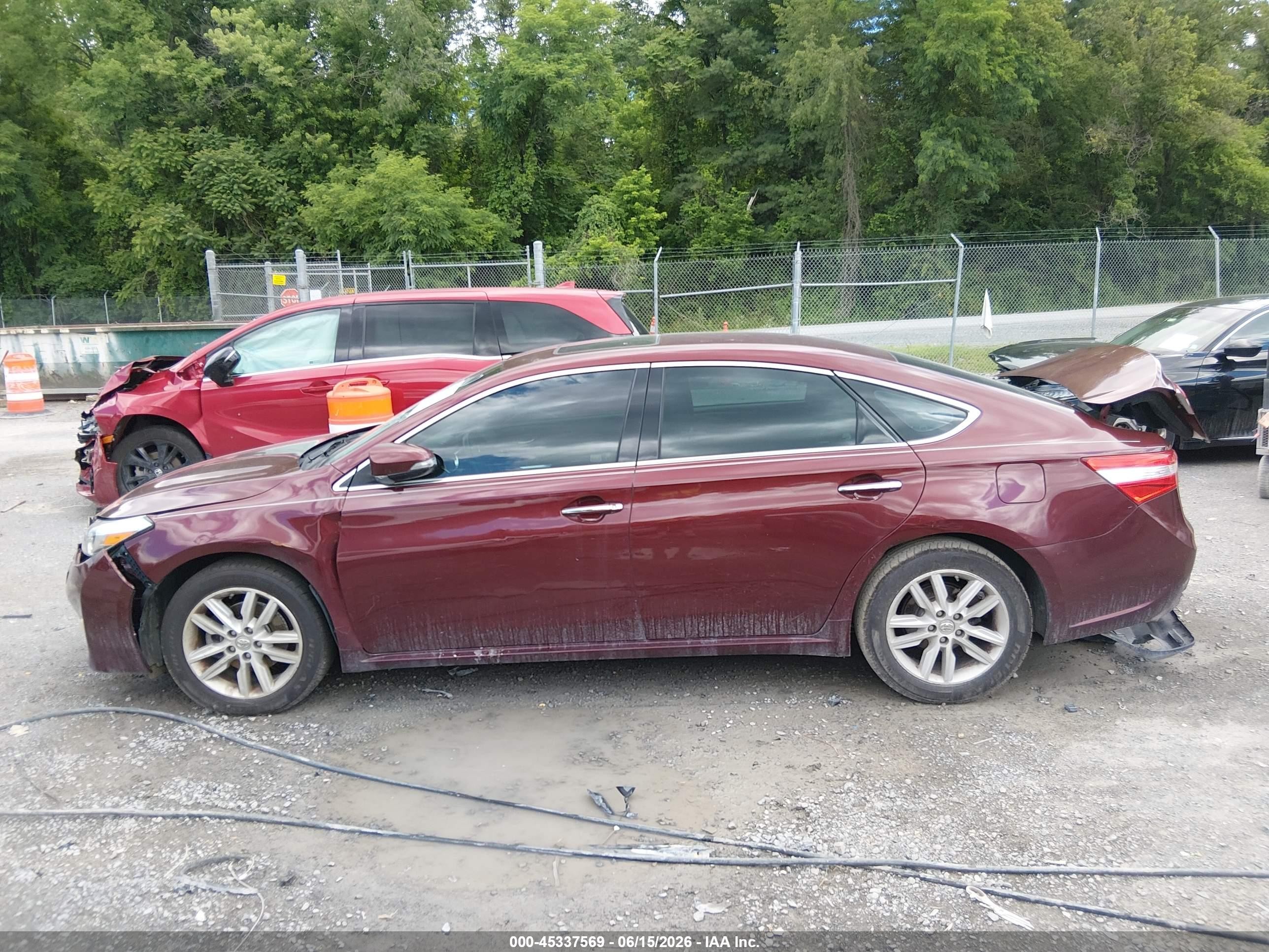 2013 Toyota Avalon Xle Premium Red vin: 4T1BK1EB4DU029627