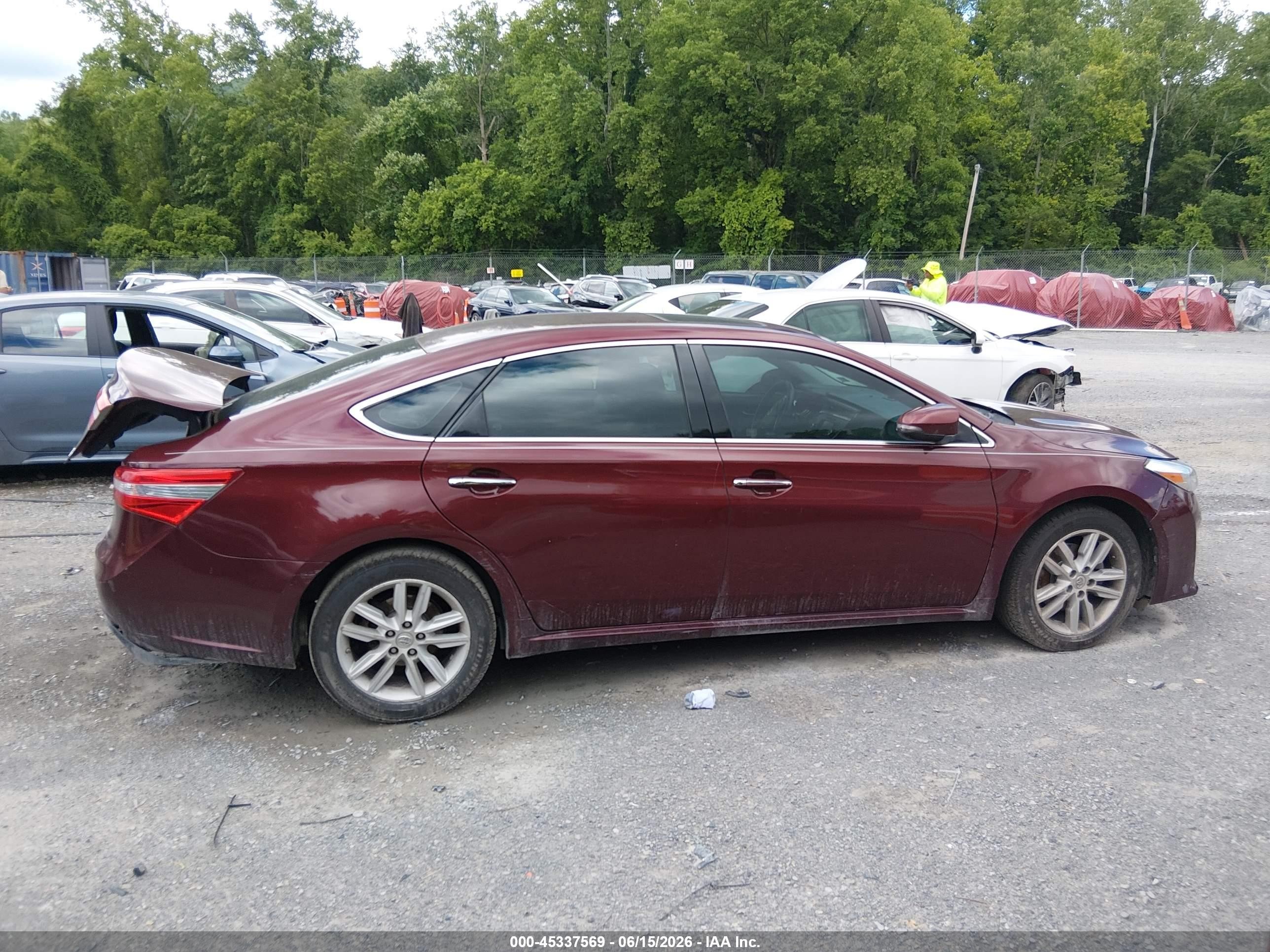 2013 Toyota Avalon Xle Premium Red vin: 4T1BK1EB4DU029627