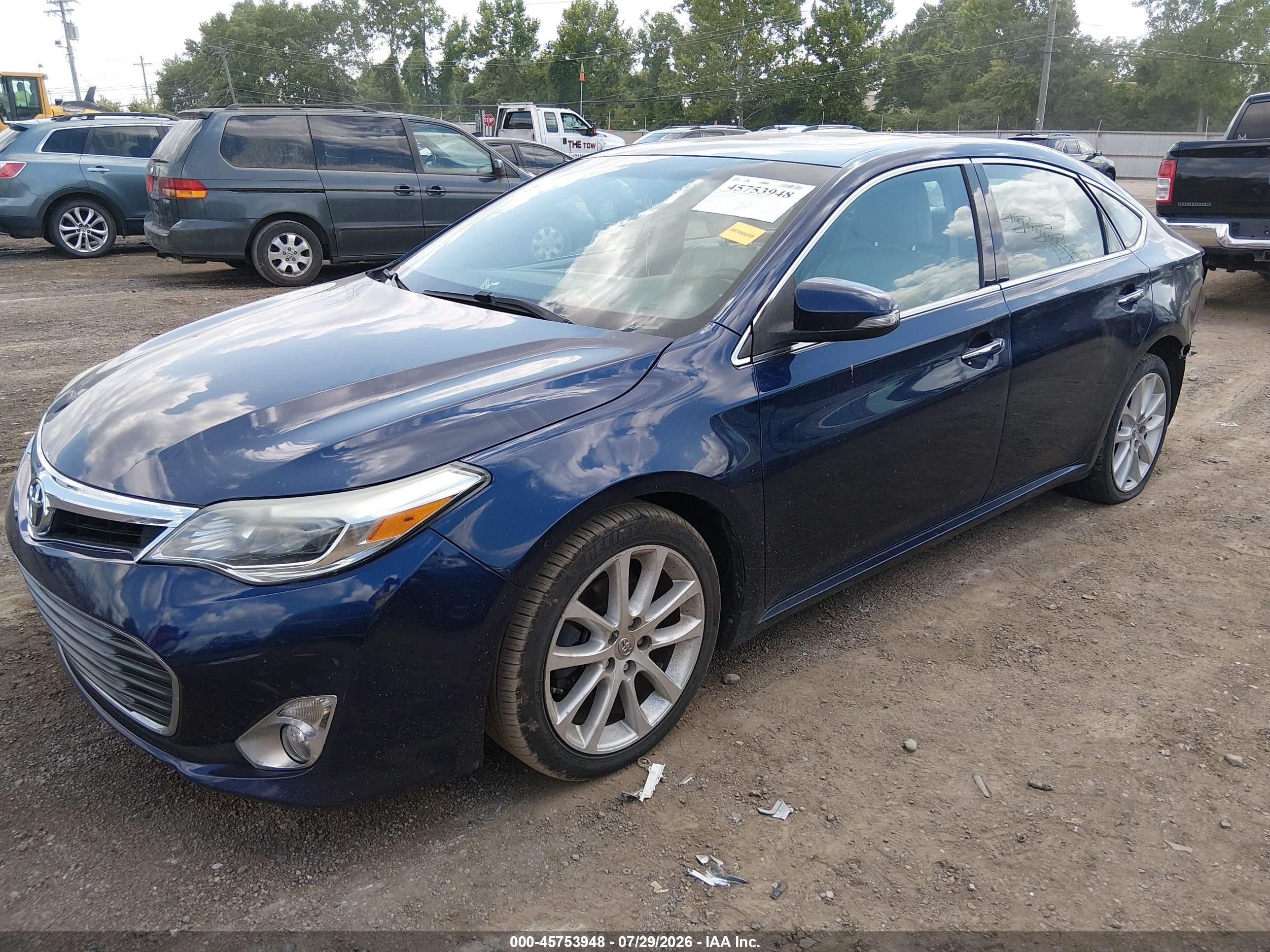2013 Toyota Avalon Xle Touring Синий vin: 4T1BK1EB4DU030454