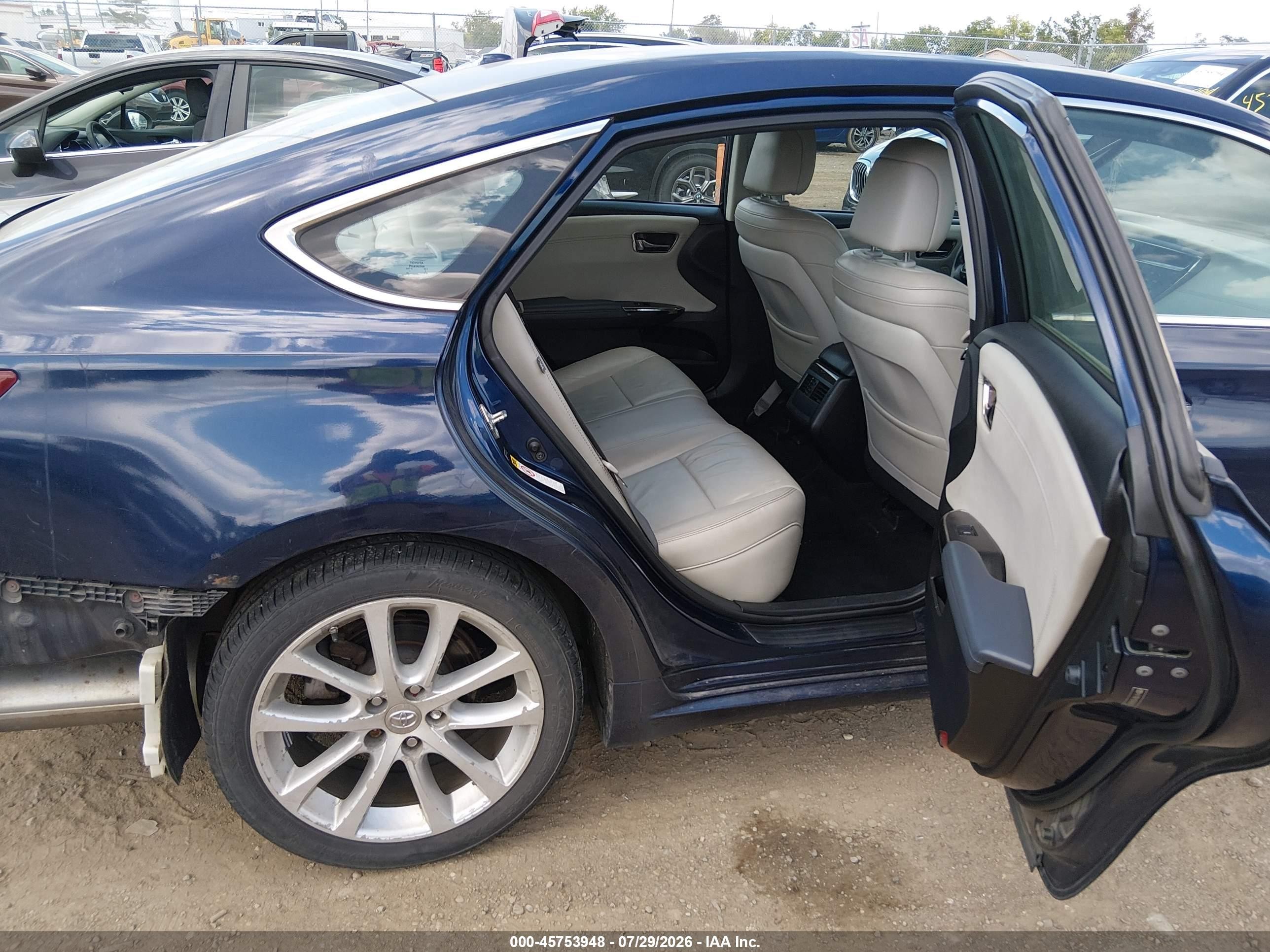 2013 Toyota Avalon Xle Touring Синий vin: 4T1BK1EB4DU030454