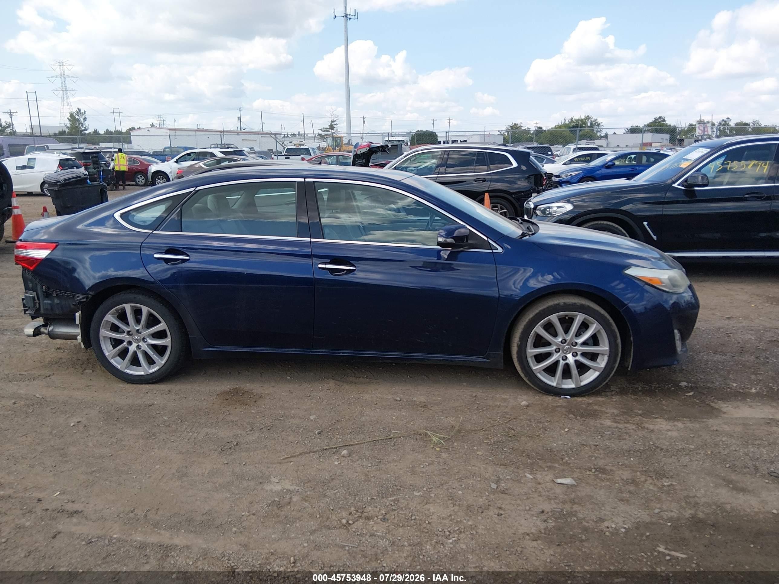 2013 Toyota Avalon Xle Touring Синий vin: 4T1BK1EB4DU030454