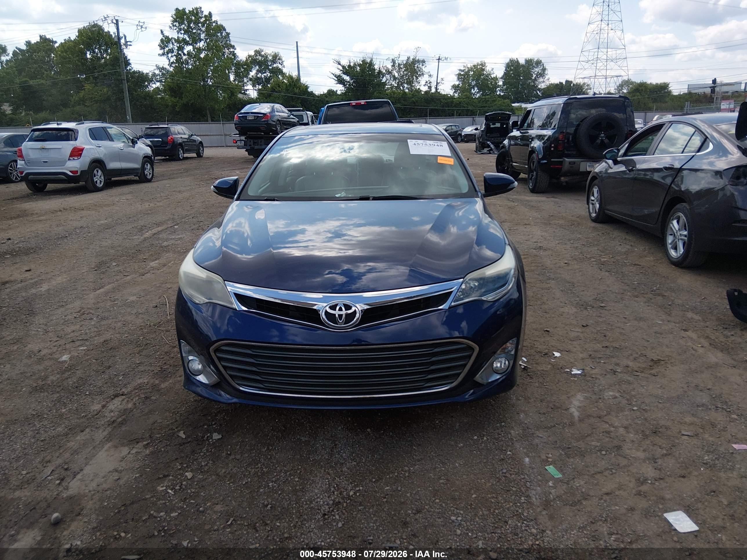 2013 Toyota Avalon Xle Touring Синий vin: 4T1BK1EB4DU030454
