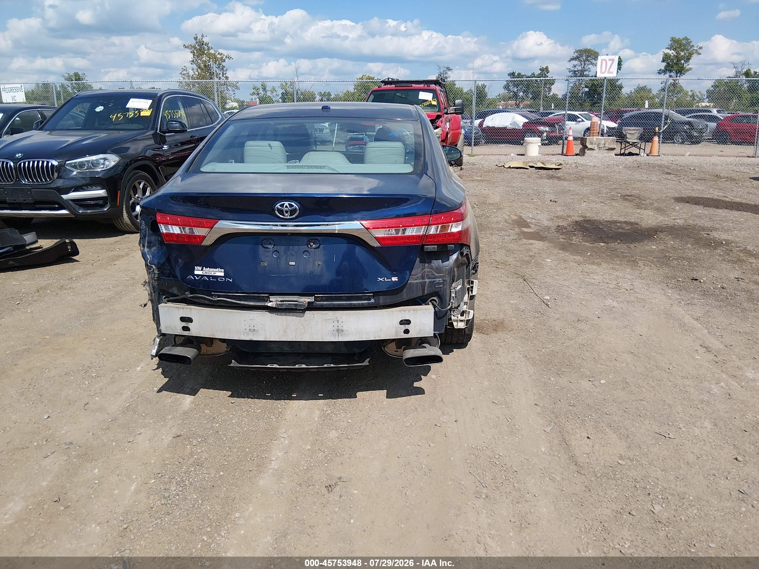 2013 Toyota Avalon Xle Touring Синий vin: 4T1BK1EB4DU030454