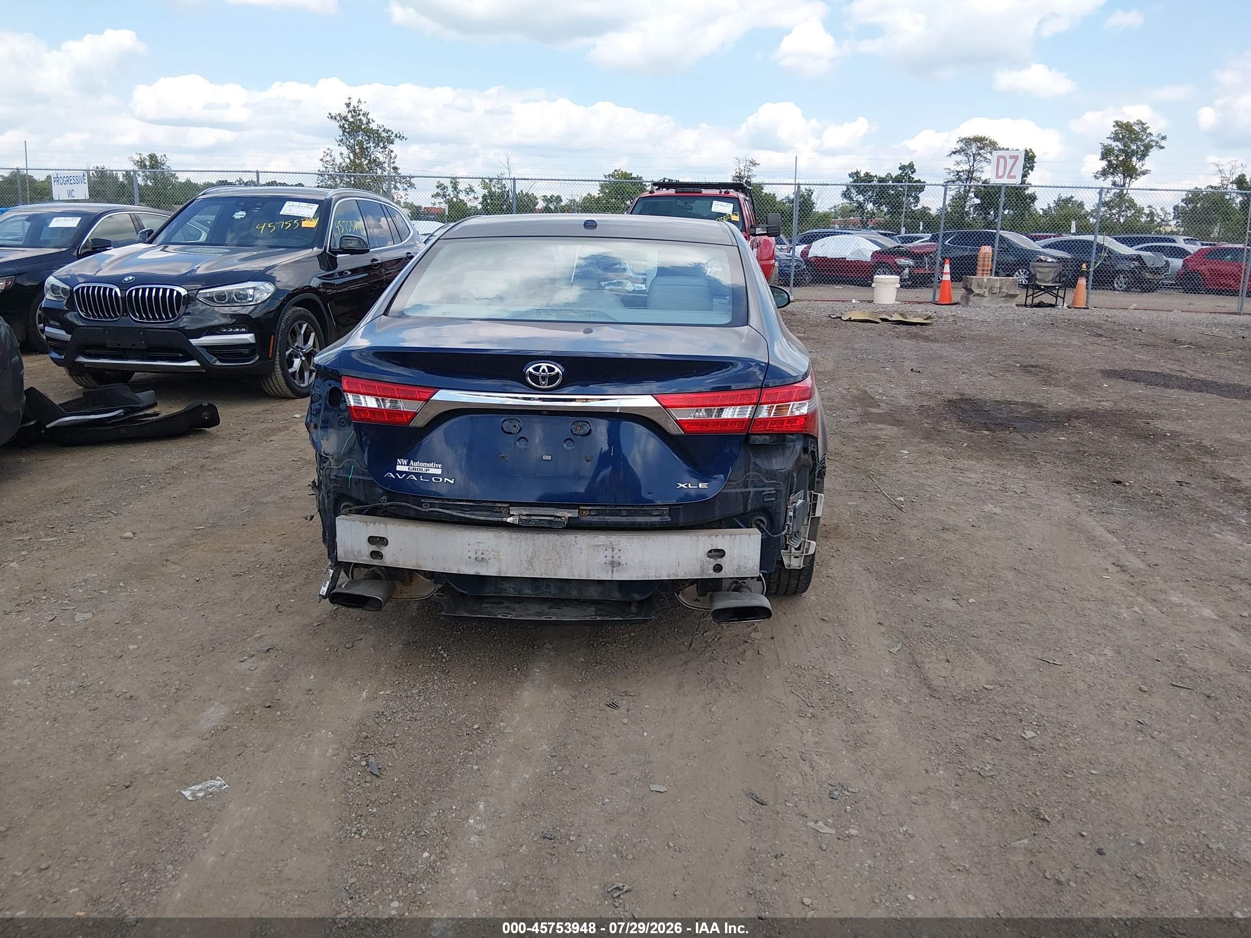 2013 Toyota Avalon Xle Touring Синий vin: 4T1BK1EB4DU030454