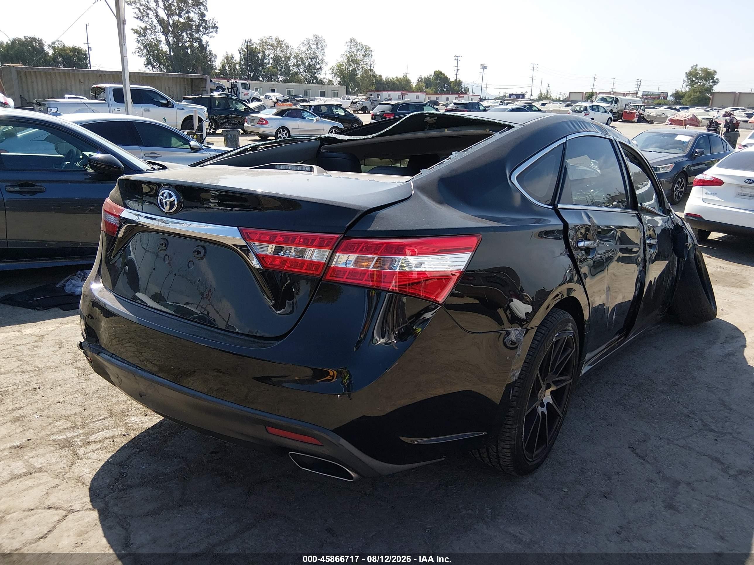 2013 Toyota Avalon Xle Touring Черный vin: 4T1BK1EB4DU040580