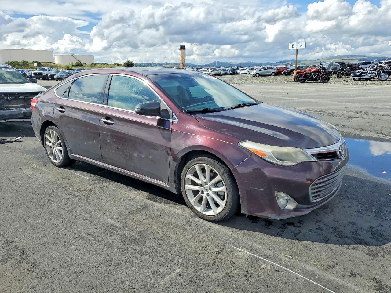 2013 Toyota Avalon Xle Touring Burgundy vin: 4T1BK1EB4DU045598