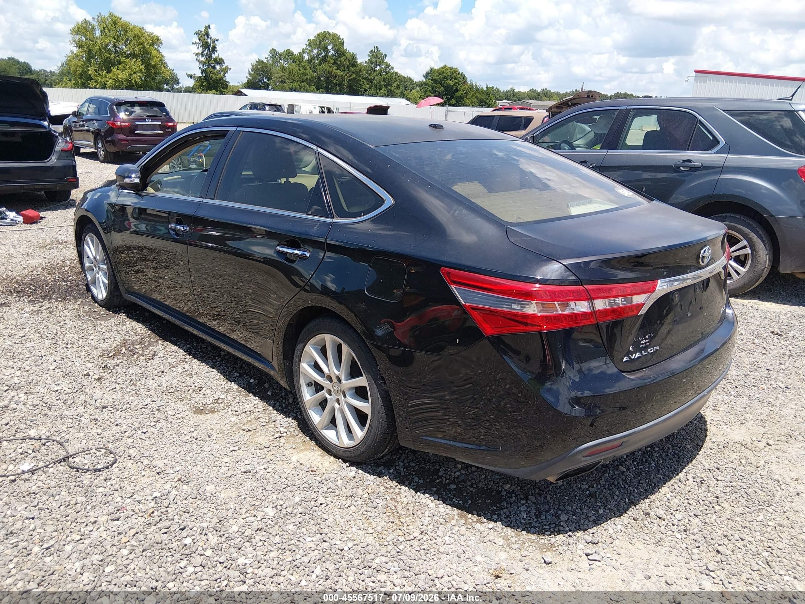 2013 Toyota Avalon Xle Touring Black vin: 4T1BK1EB4DU053474
