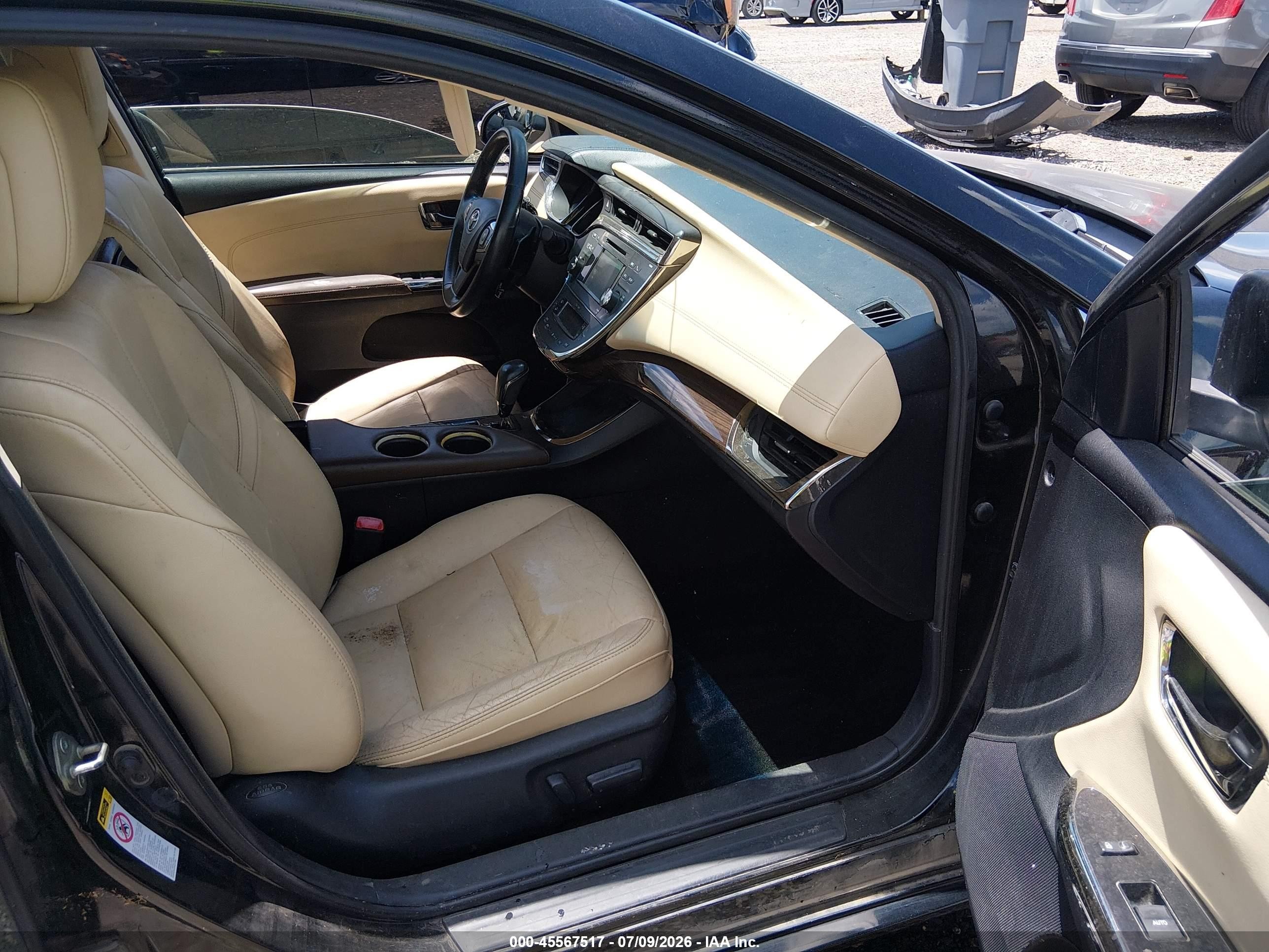 2013 Toyota Avalon Xle Touring Black vin: 4T1BK1EB4DU053474