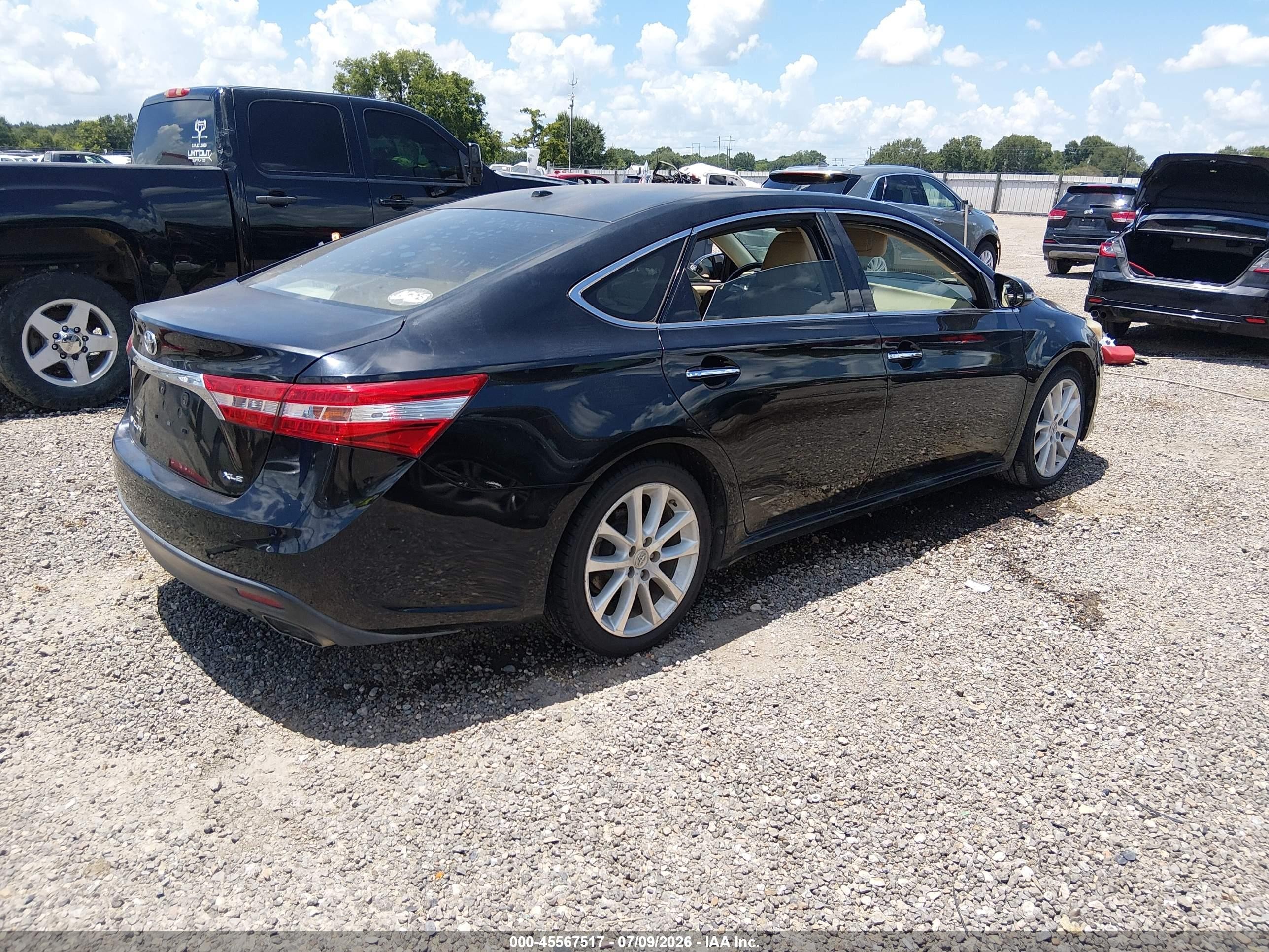 2013 Toyota Avalon Xle Touring Black vin: 4T1BK1EB4DU053474