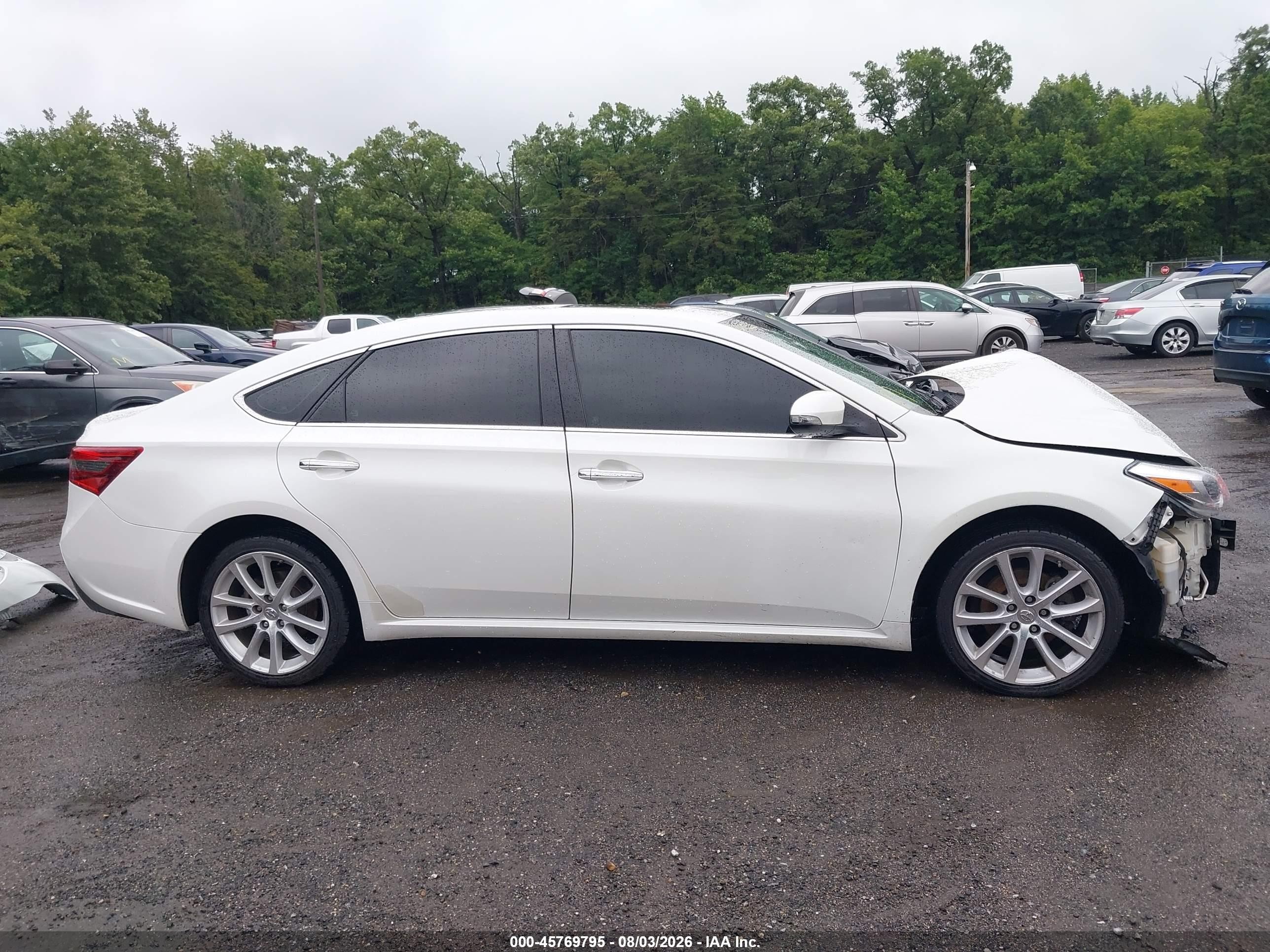 2013 Toyota Avalon Xle Touring White vin: 4T1BK1EB4DU061977