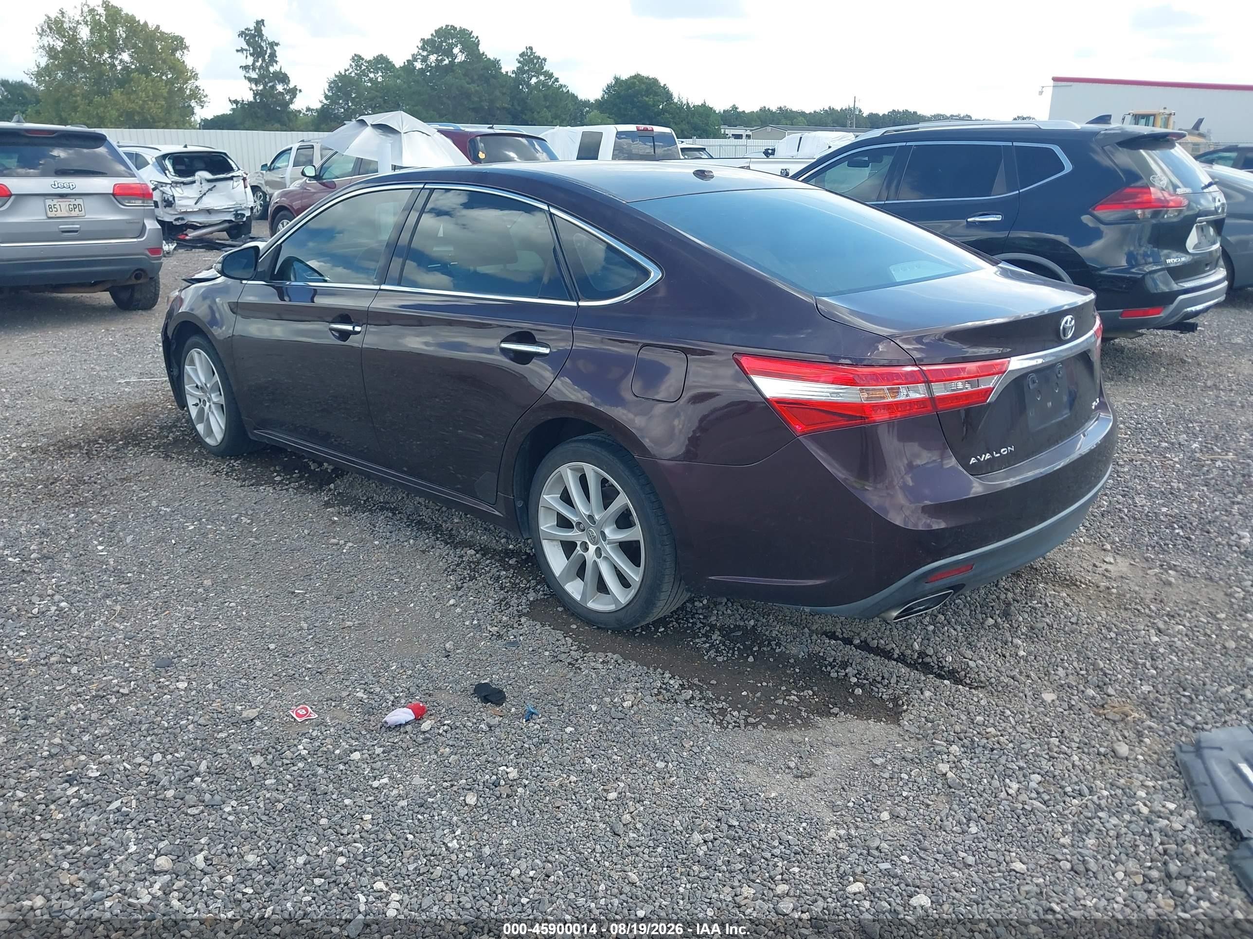 2013 Toyota Avalon Xle Touring Burgundy vin: 4T1BK1EB4DU067018