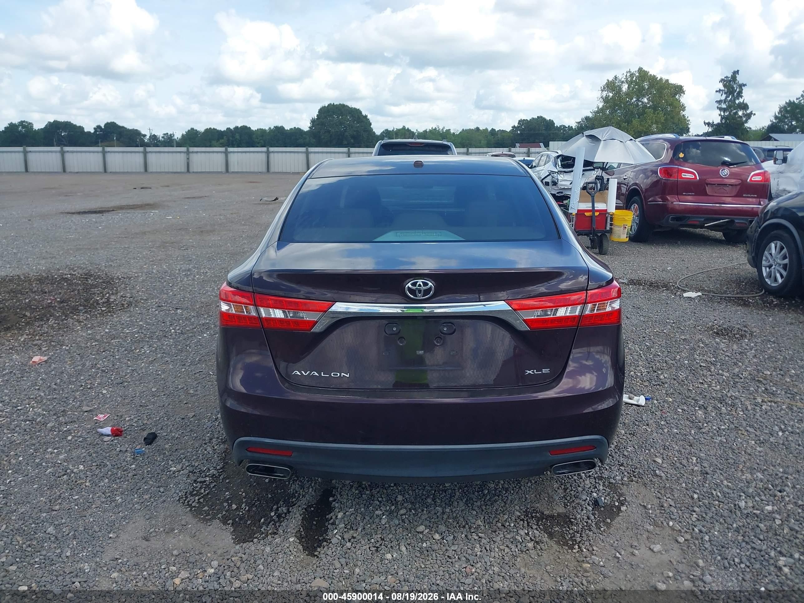 2013 Toyota Avalon Xle Touring Burgundy vin: 4T1BK1EB4DU067018