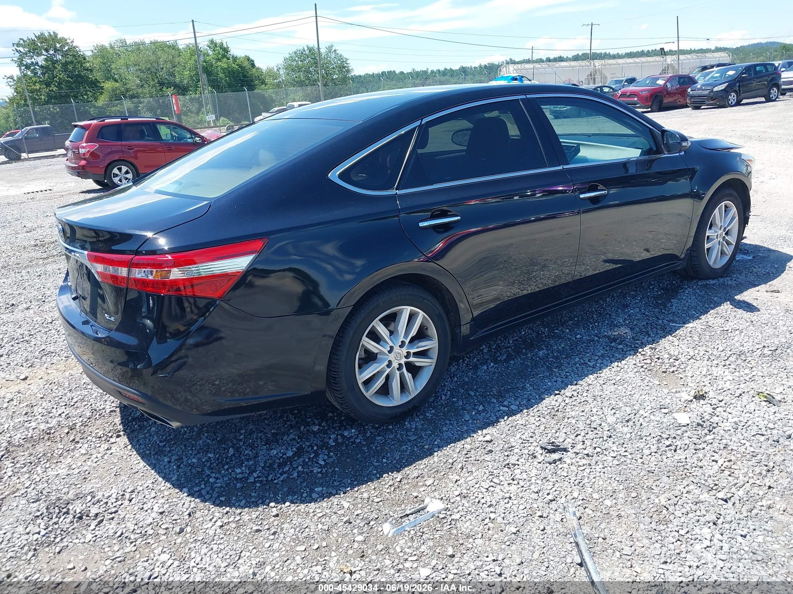2013 Toyota Avalon Xle Black vin: 4T1BK1EB4DU074390