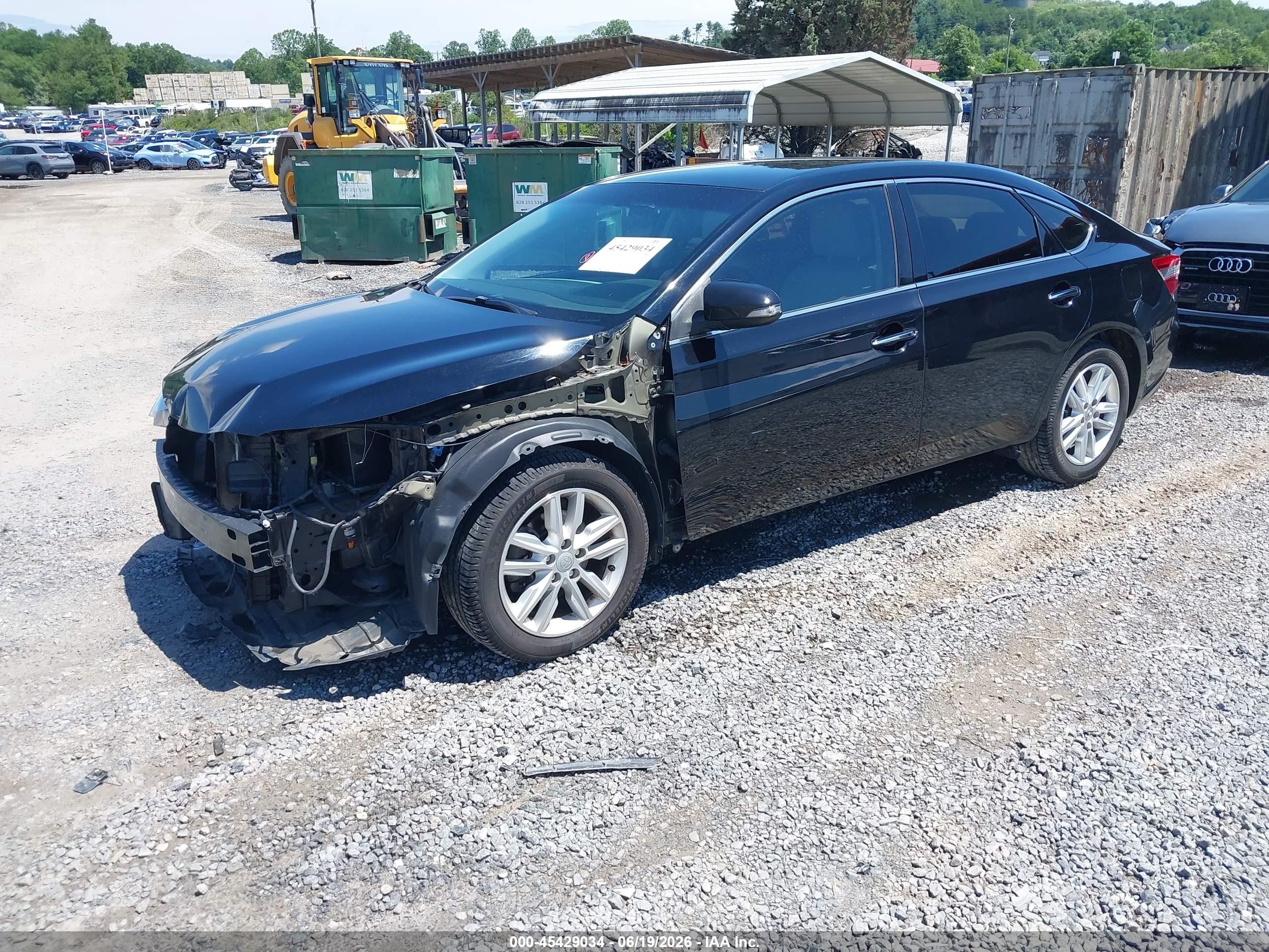 2013 Toyota Avalon Xle Black vin: 4T1BK1EB4DU074390