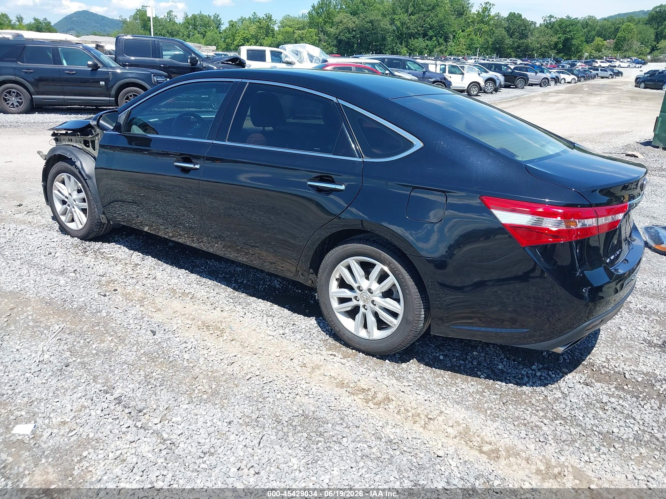 2013 Toyota Avalon Xle Black vin: 4T1BK1EB4DU074390