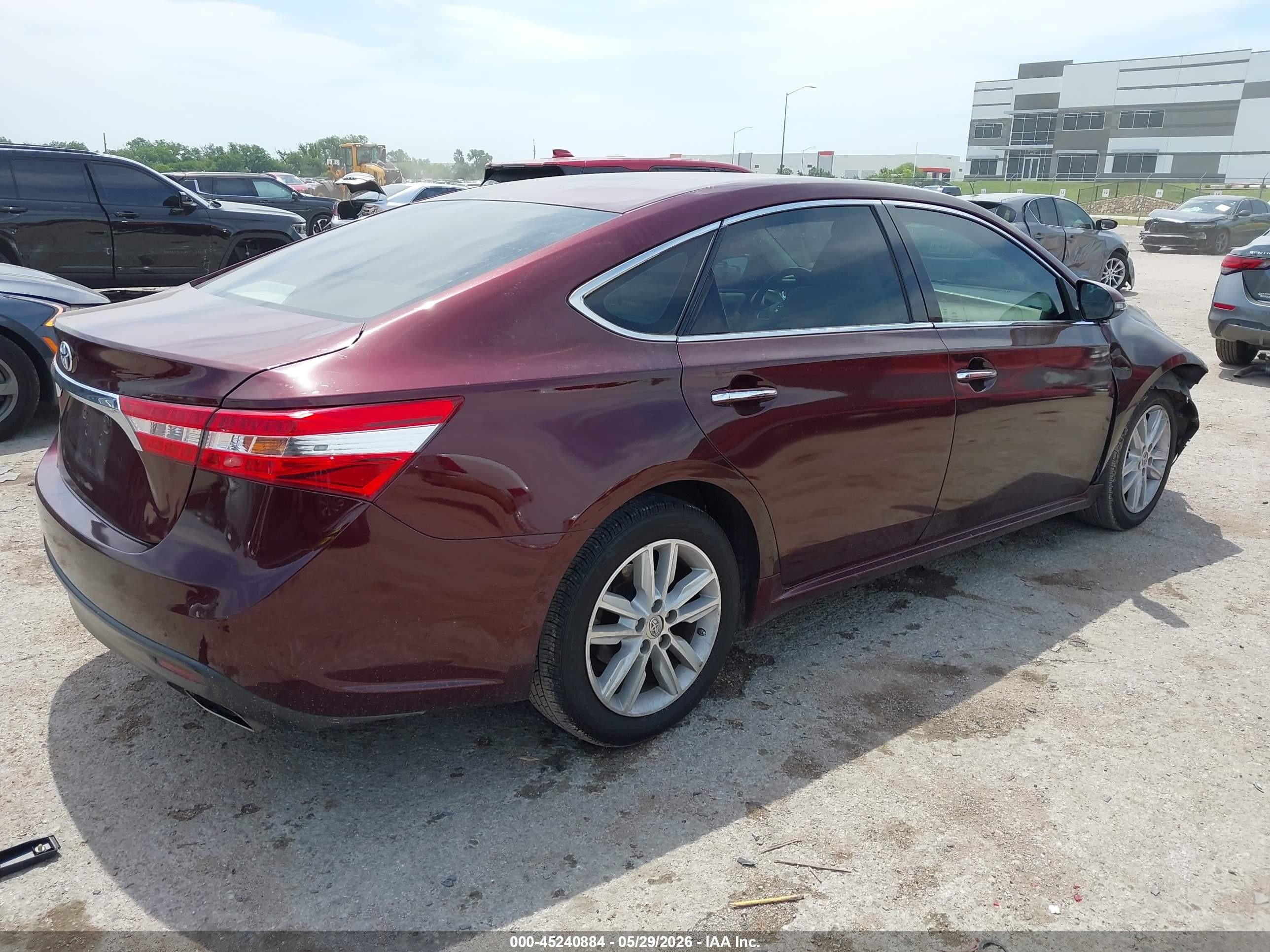 2014 Toyota Avalon Xle Premium Burgundy vin: 4T1BK1EB4EU082572
