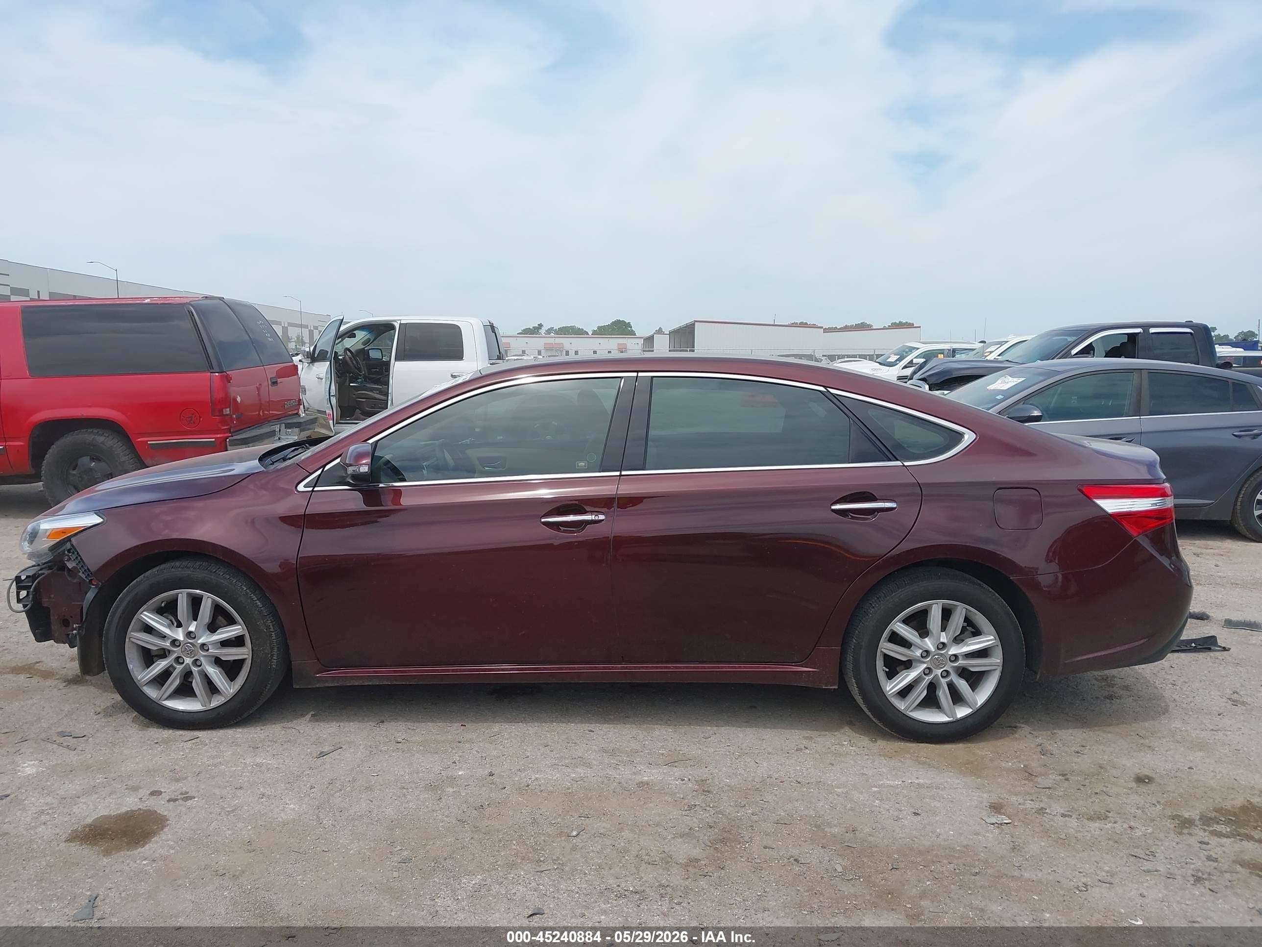 2014 Toyota Avalon Xle Premium Burgundy vin: 4T1BK1EB4EU082572