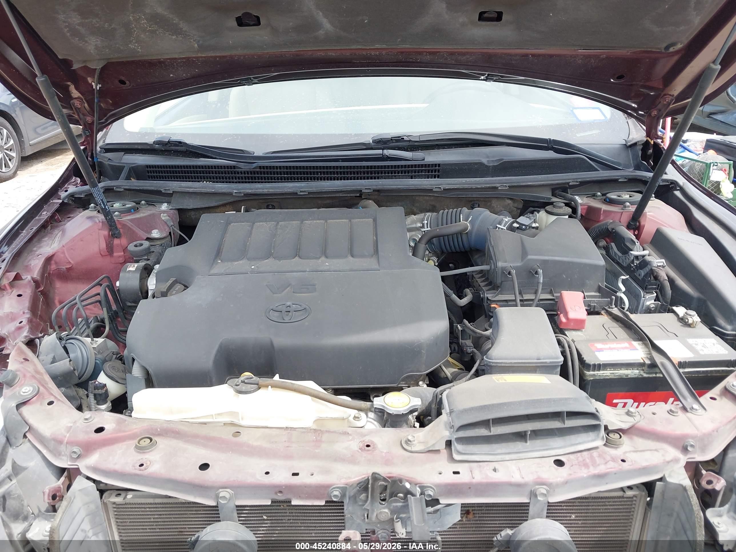 2014 Toyota Avalon Xle Premium Burgundy vin: 4T1BK1EB4EU082572