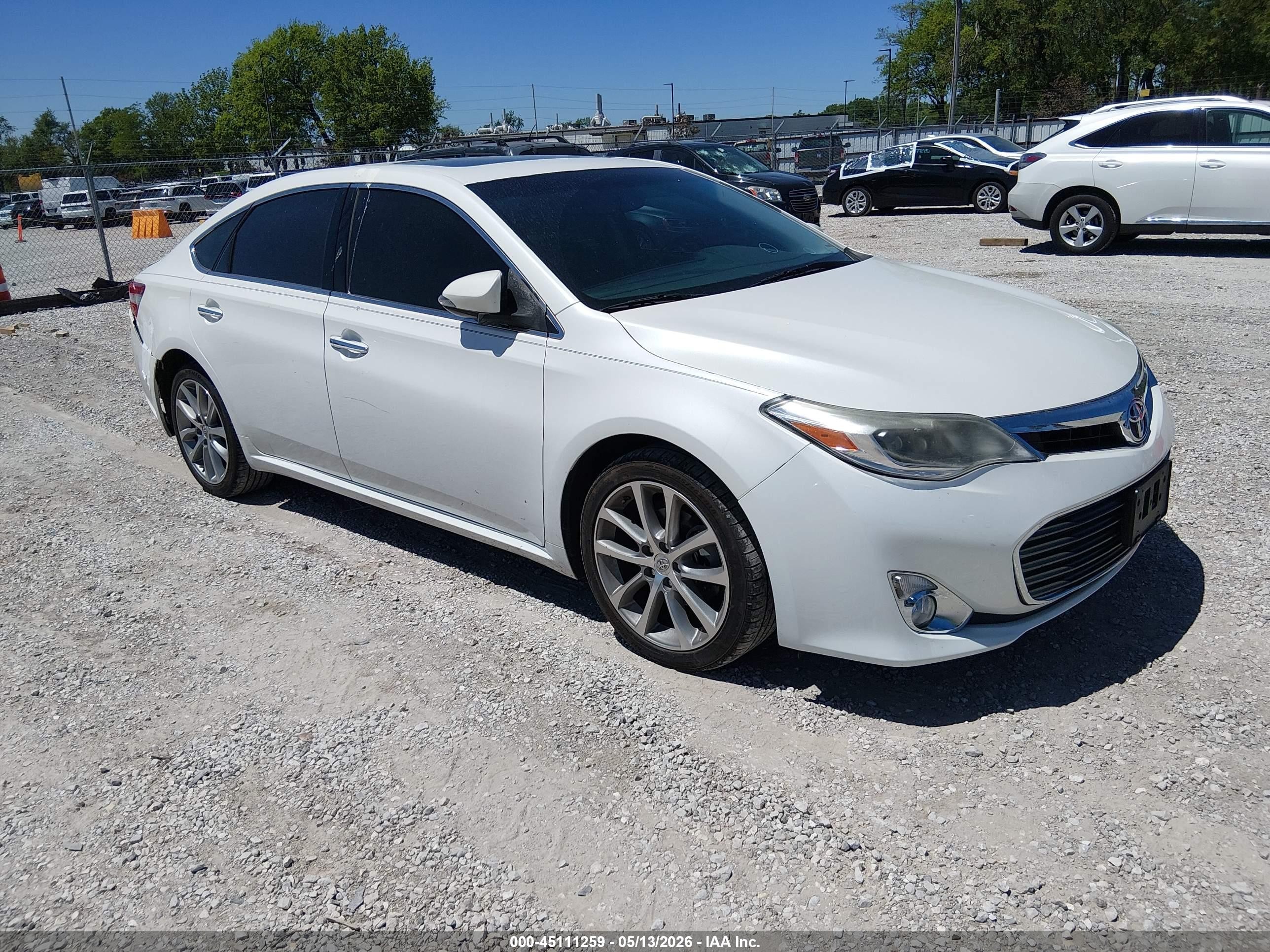 2014 Toyota Avalon Xle Touring White vin: 4T1BK1EB4EU116901