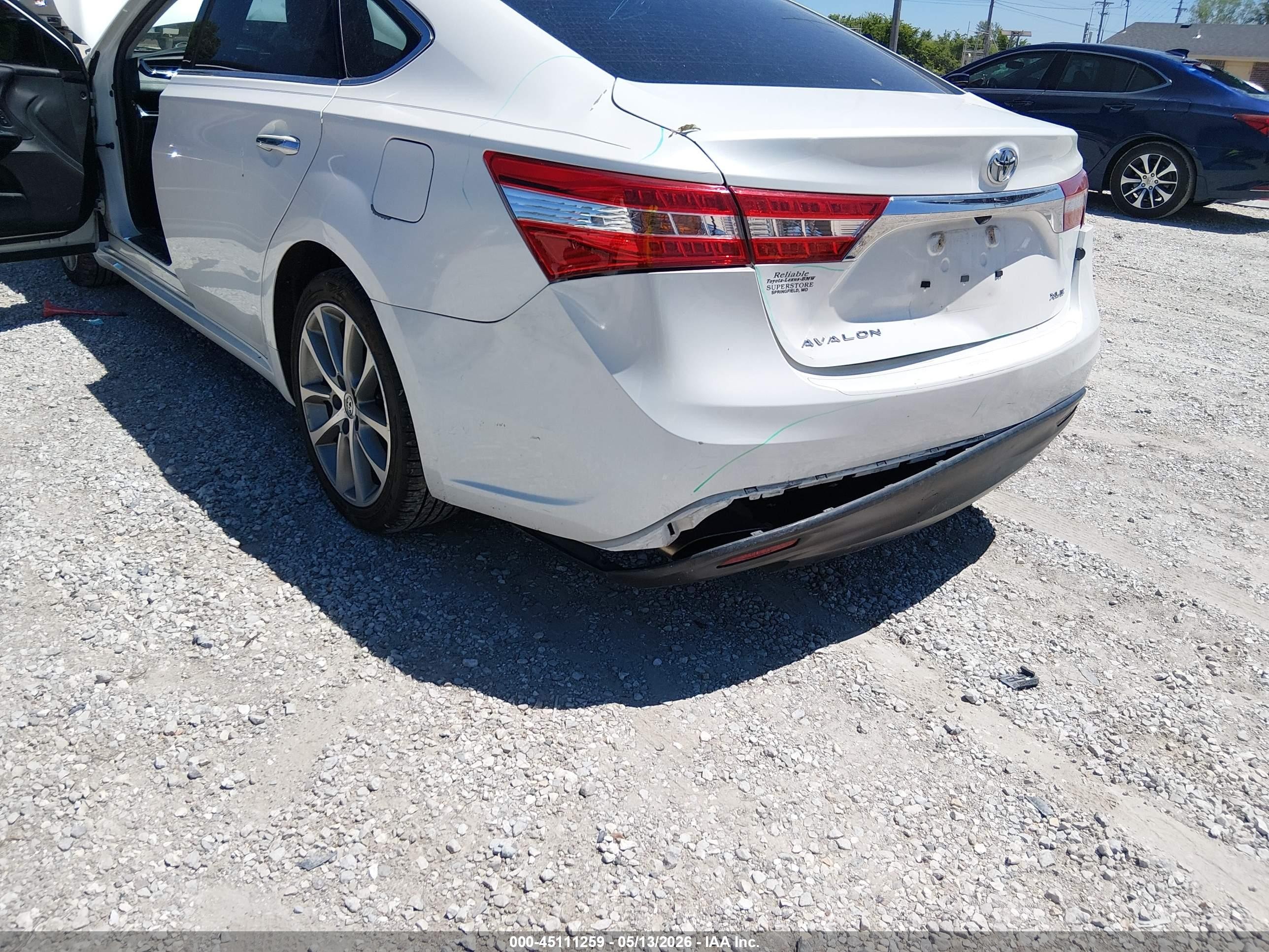2014 Toyota Avalon Xle Touring White vin: 4T1BK1EB4EU116901