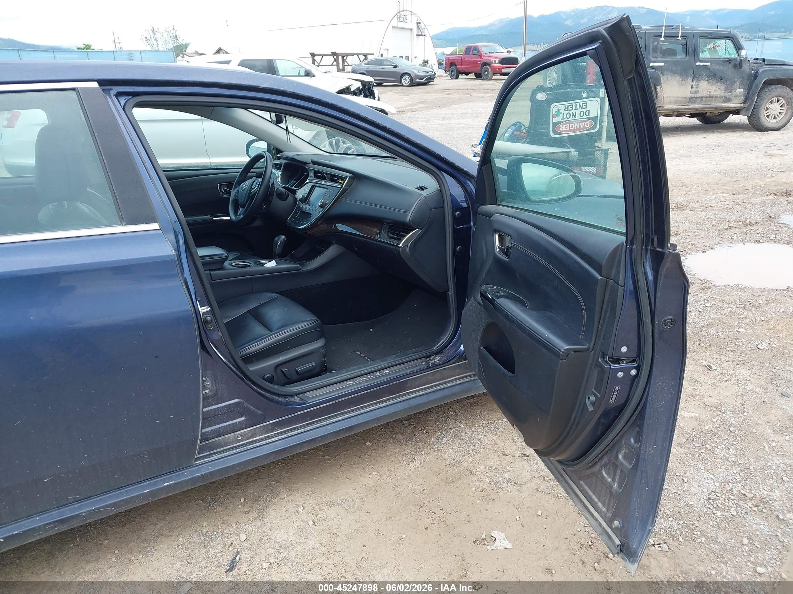 2014 Toyota Avalon Limited Синий vin: 4T1BK1EB4EU122147