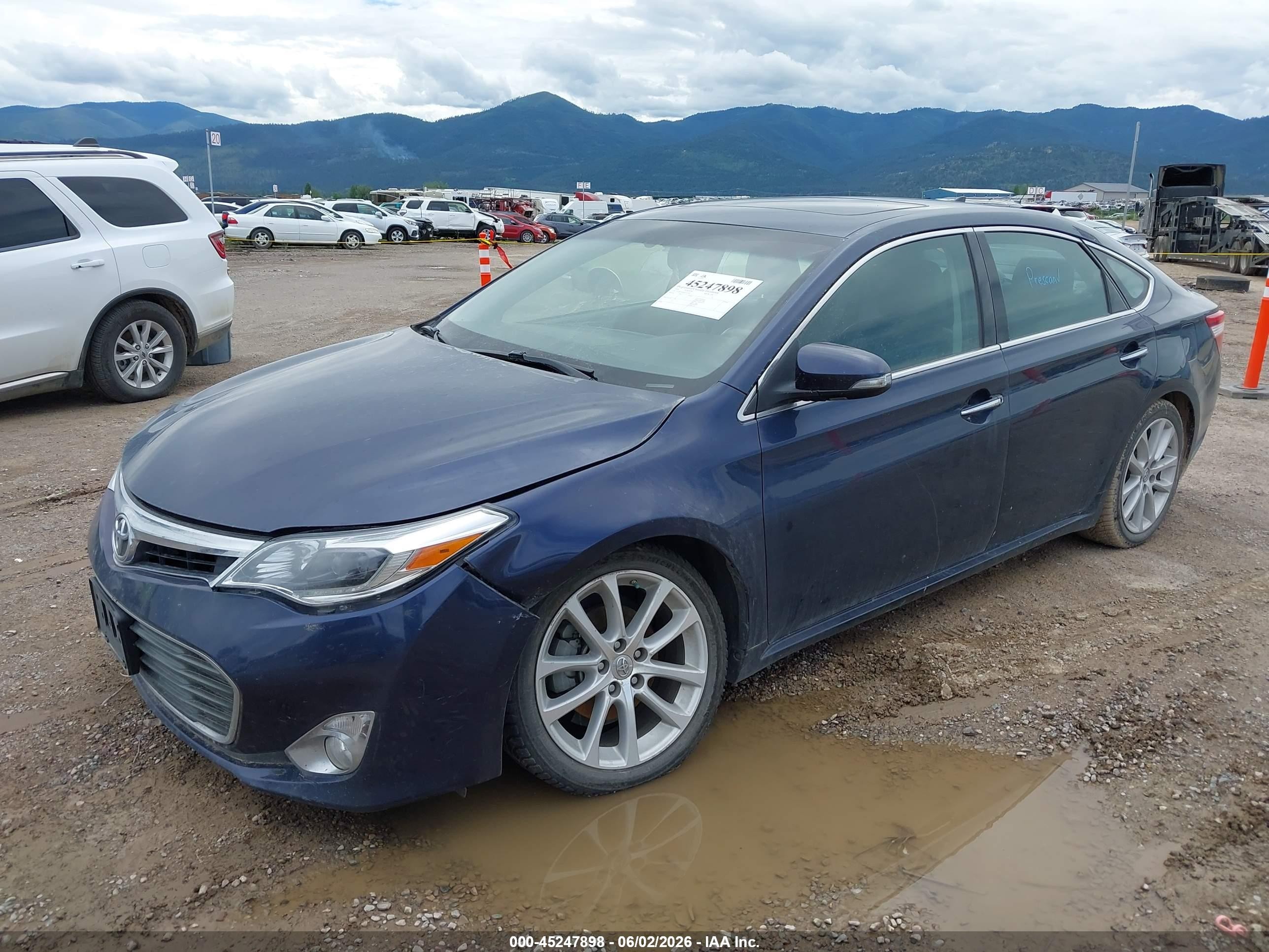 2014 Toyota Avalon Limited Синий vin: 4T1BK1EB4EU122147