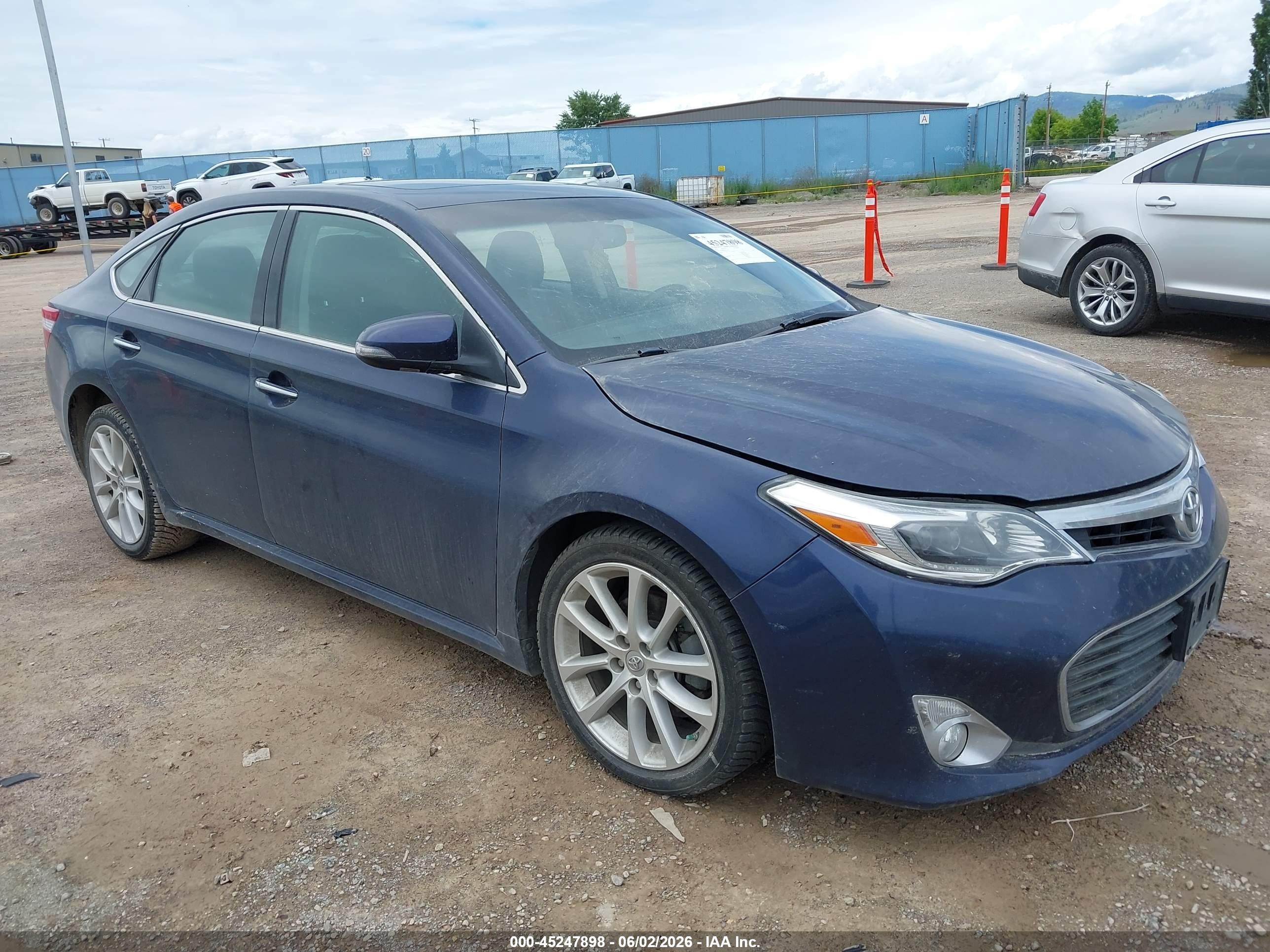 2014 Toyota Avalon Limited Синий vin: 4T1BK1EB4EU122147