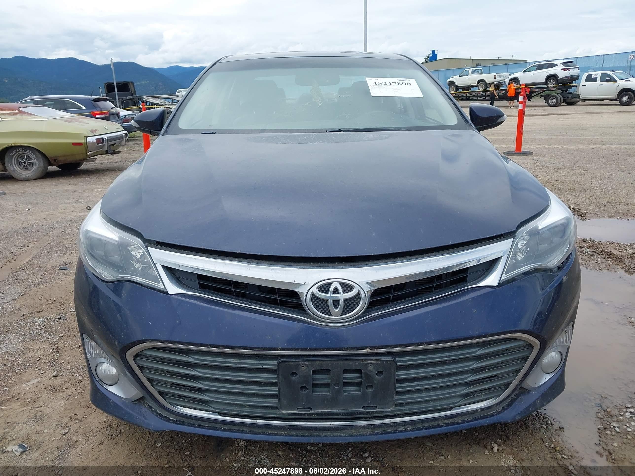 2014 Toyota Avalon Limited Синий vin: 4T1BK1EB4EU122147