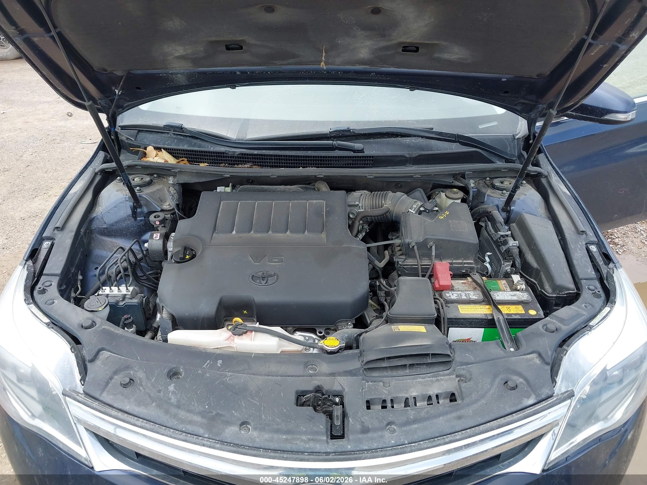 2014 Toyota Avalon Limited Синий vin: 4T1BK1EB4EU122147