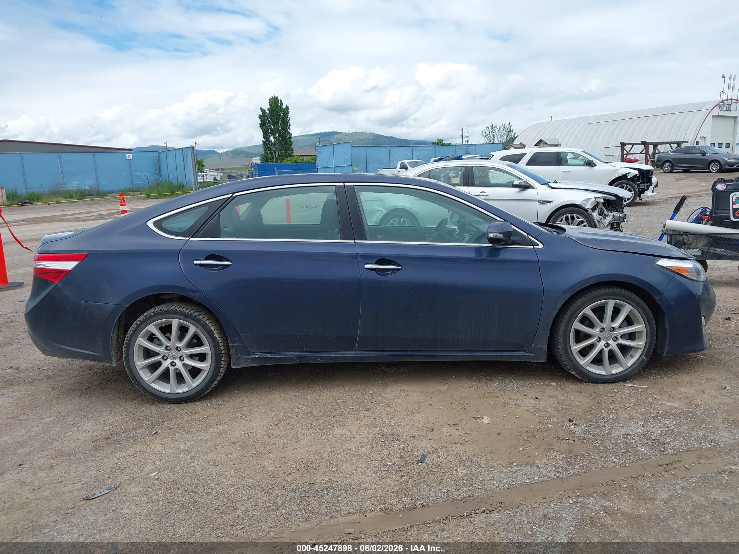 2014 Toyota Avalon Limited Синий vin: 4T1BK1EB4EU122147
