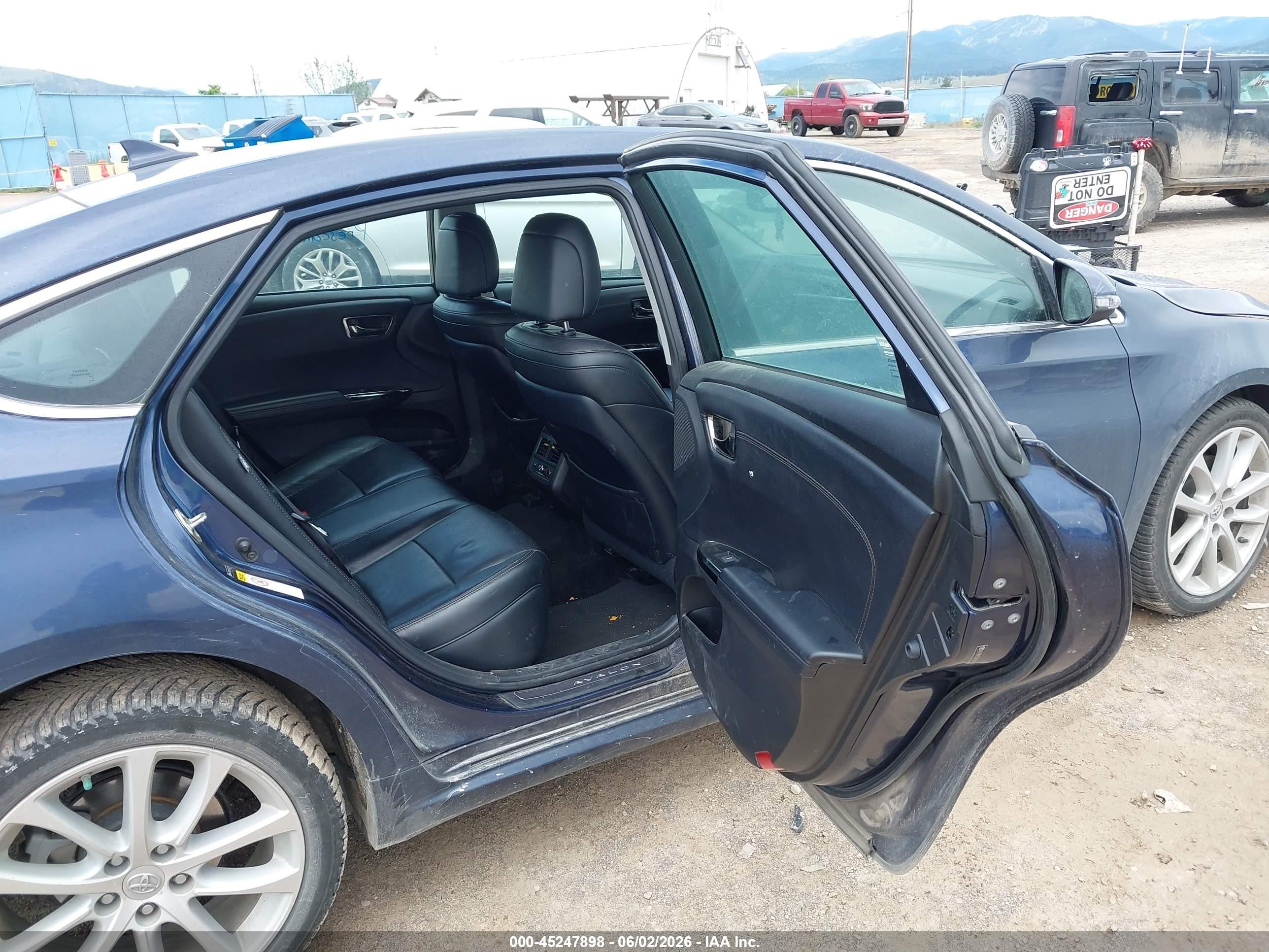 2014 Toyota Avalon Limited Синий vin: 4T1BK1EB4EU122147