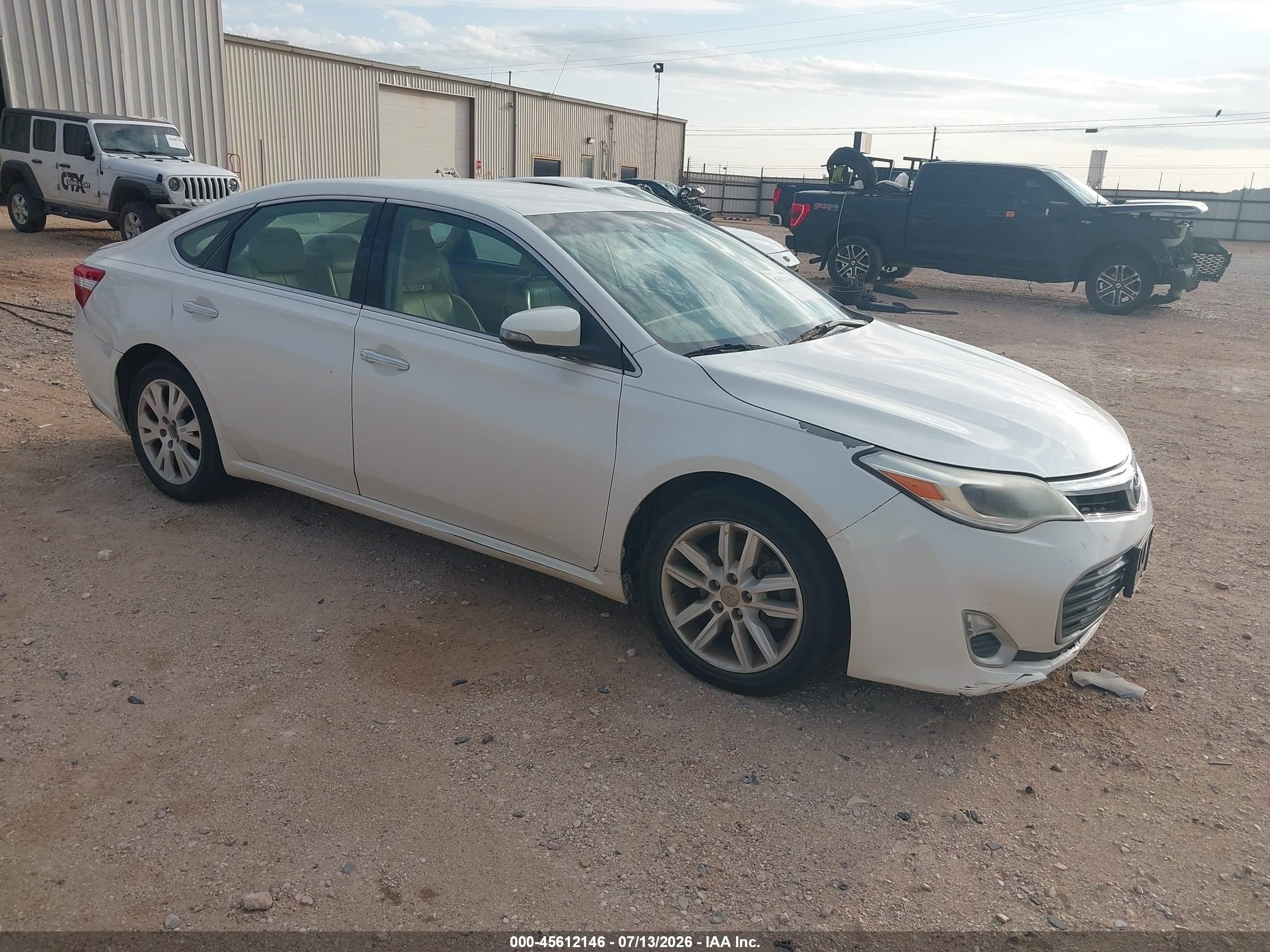 2015 Toyota Avalon Xle White vin: 4T1BK1EB4FU147874