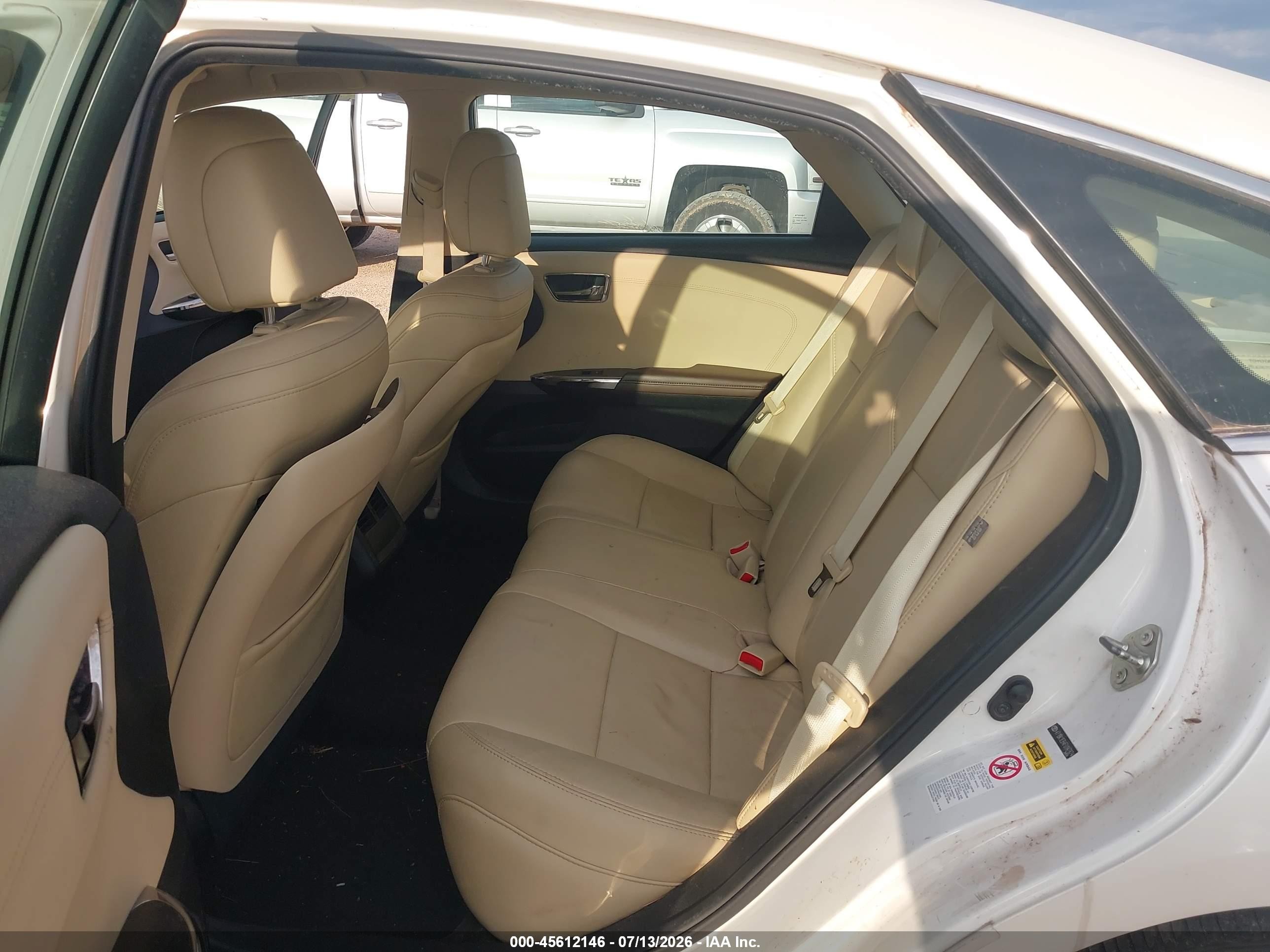 2015 Toyota Avalon Xle White vin: 4T1BK1EB4FU147874