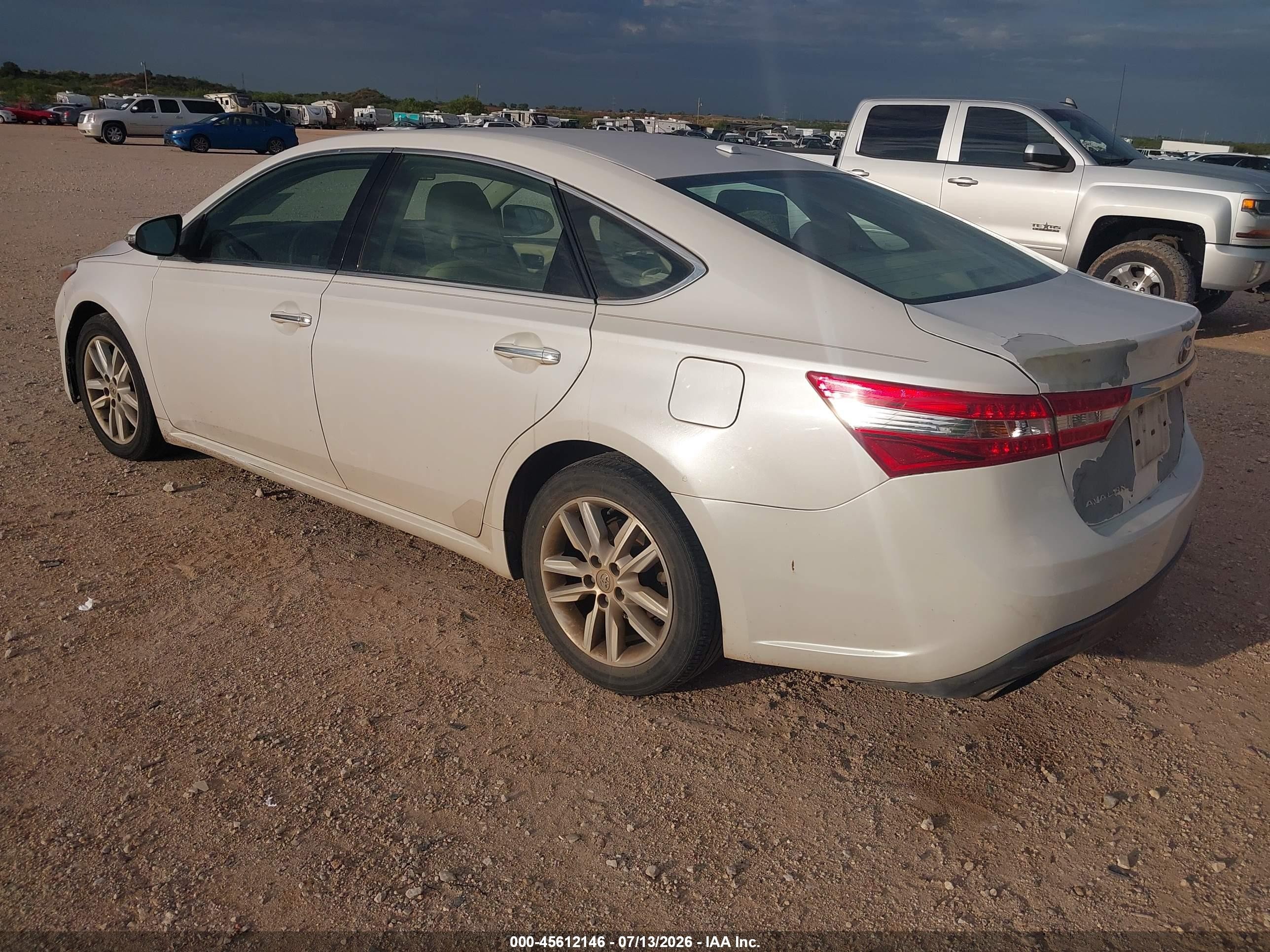 2015 Toyota Avalon Xle White vin: 4T1BK1EB4FU147874