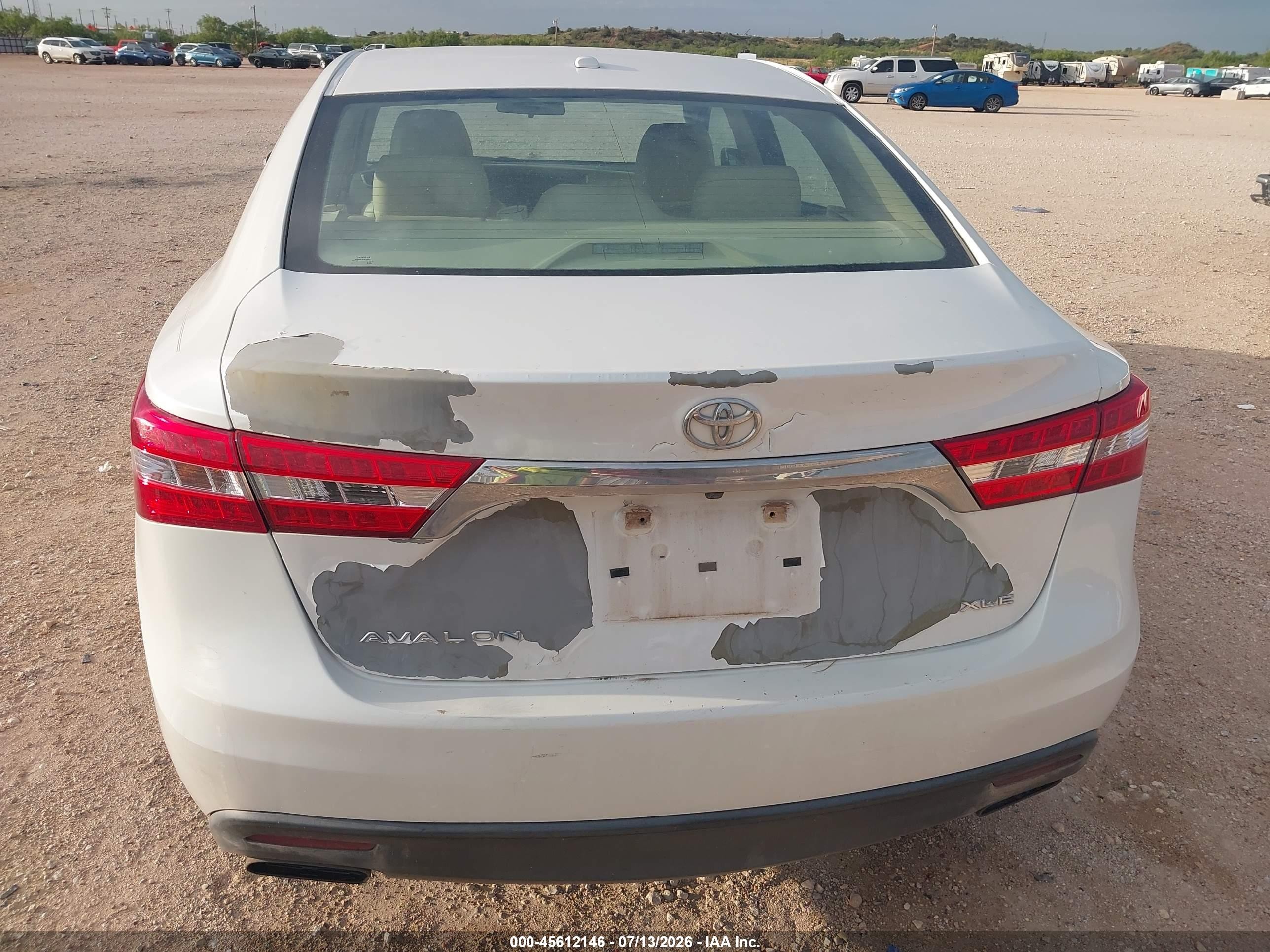 2015 Toyota Avalon Xle White vin: 4T1BK1EB4FU147874
