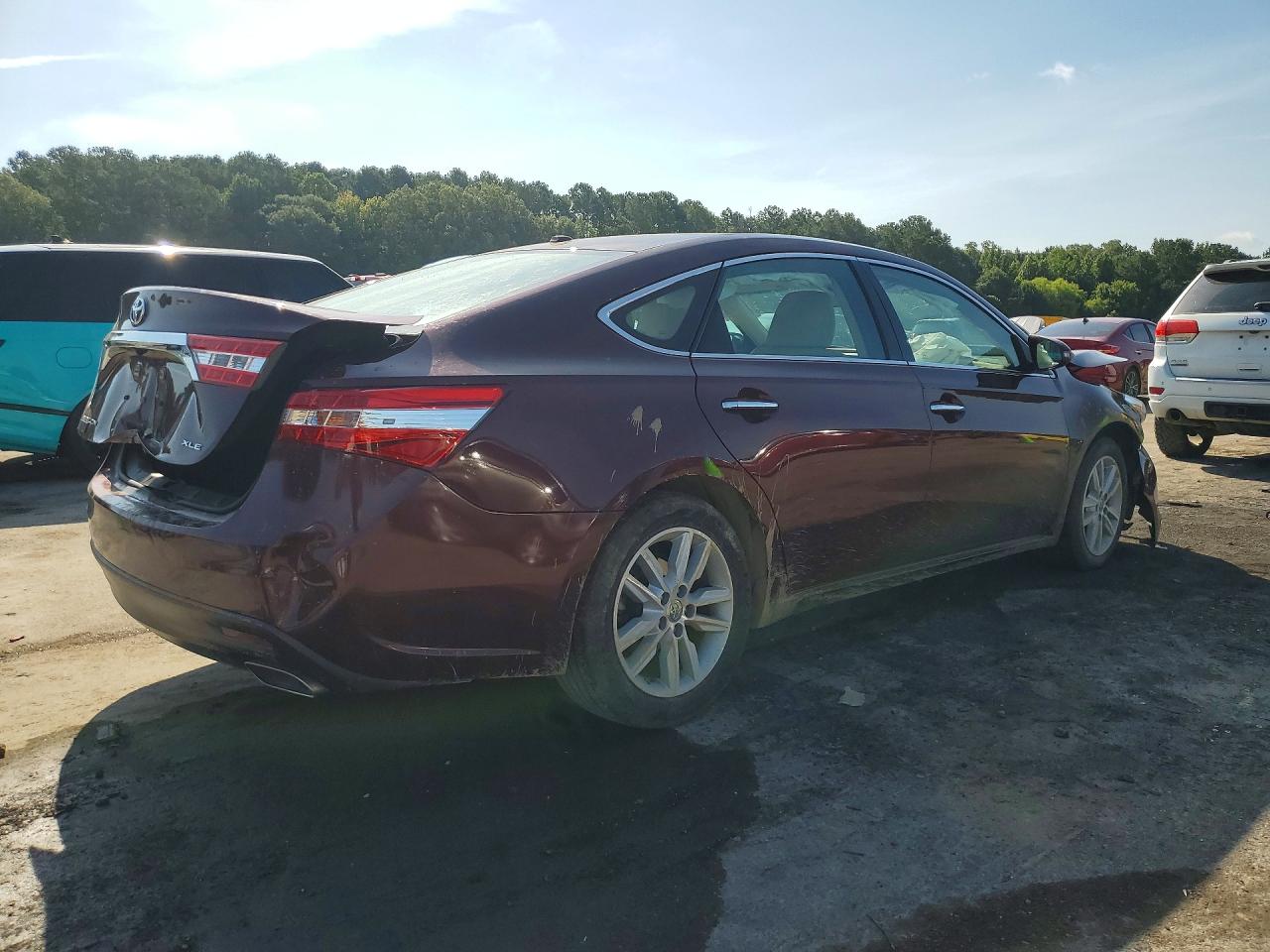 2015 Toyota Avalon Xle Темно-бордовый vin: 4T1BK1EB4FU159930