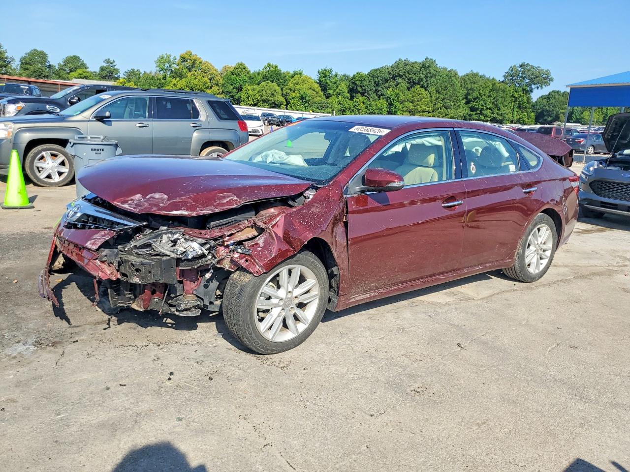 2015 Toyota Avalon Xle Maroon vin: 4T1BK1EB4FU159930