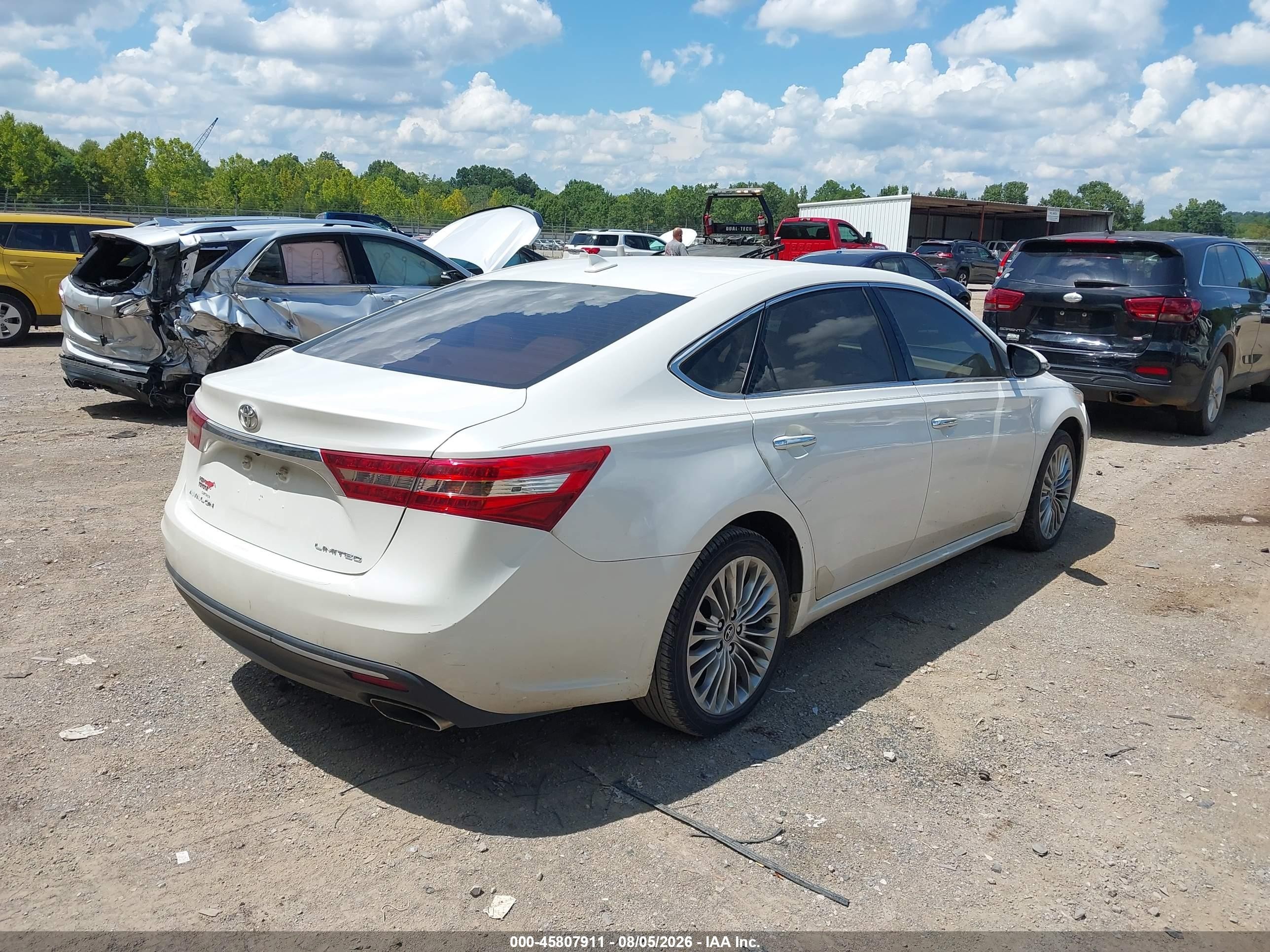2016 Toyota Avalon Limited White vin: 4T1BK1EB4GU203586