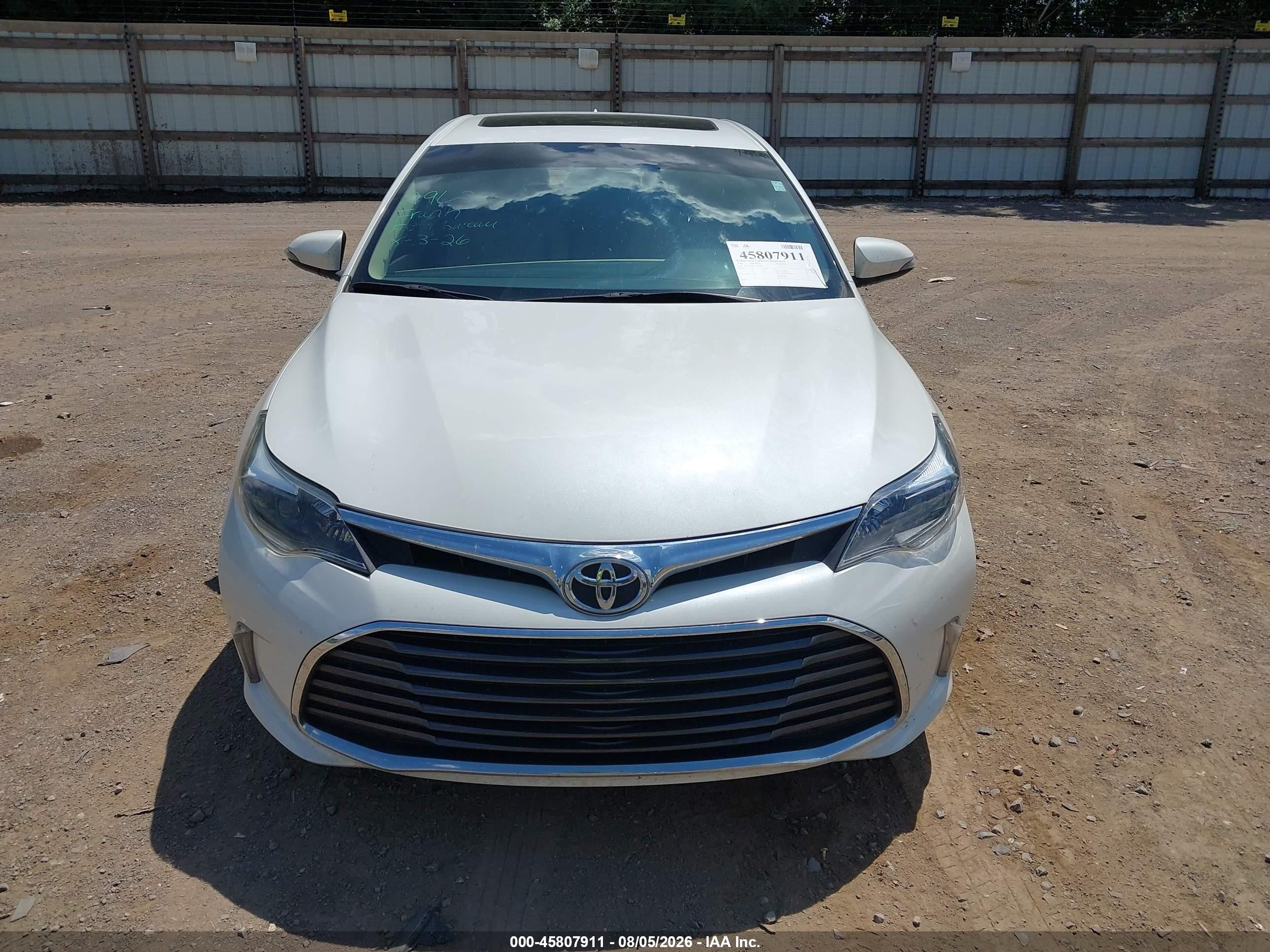 2016 Toyota Avalon Limited White vin: 4T1BK1EB4GU203586