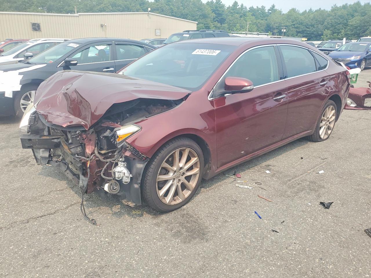 2013 Toyota Avalon Limited Темно-бордовый vin: 4T1BK1EB5DU010102