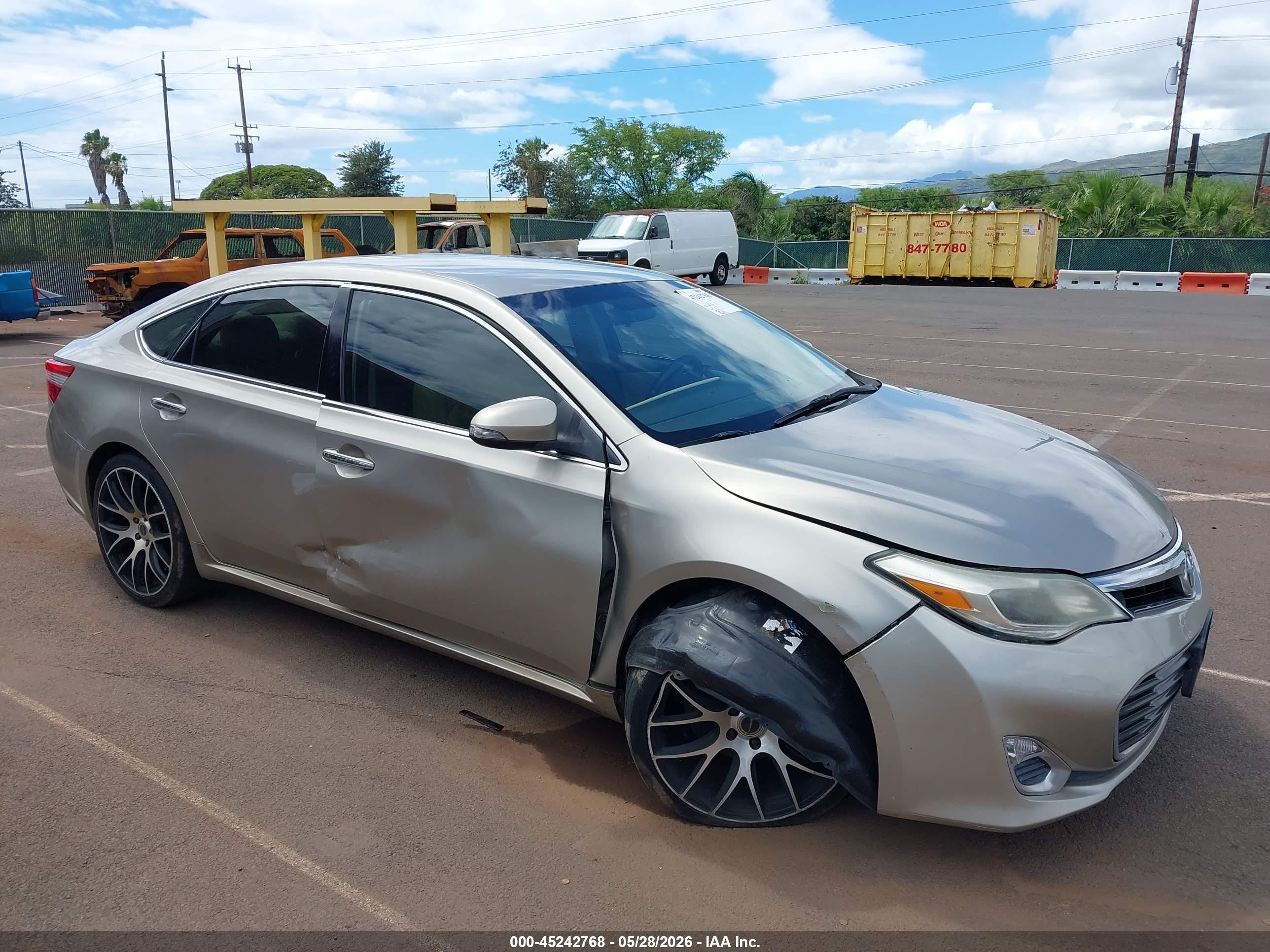 2013 Toyota Avalon Limited/xle/xle Premium/xle Touring Gold vin: 4T1BK1EB5DU043102