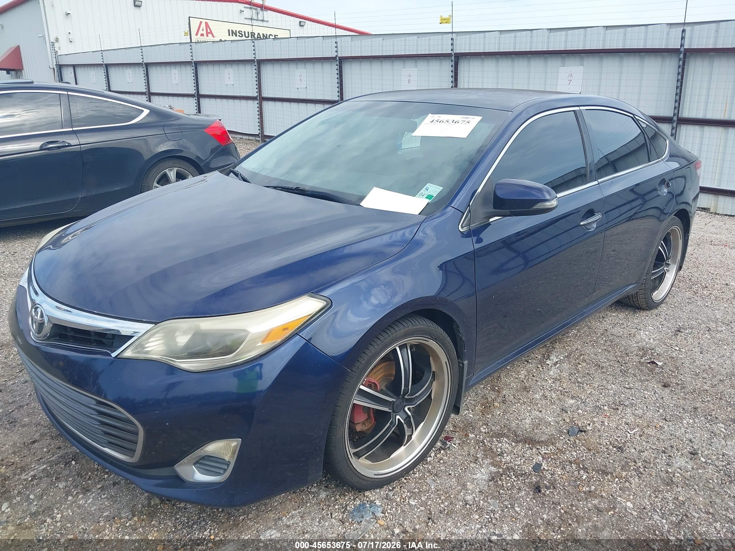 2013 Toyota Avalon Xle Blue vin: 4T1BK1EB5DU044332