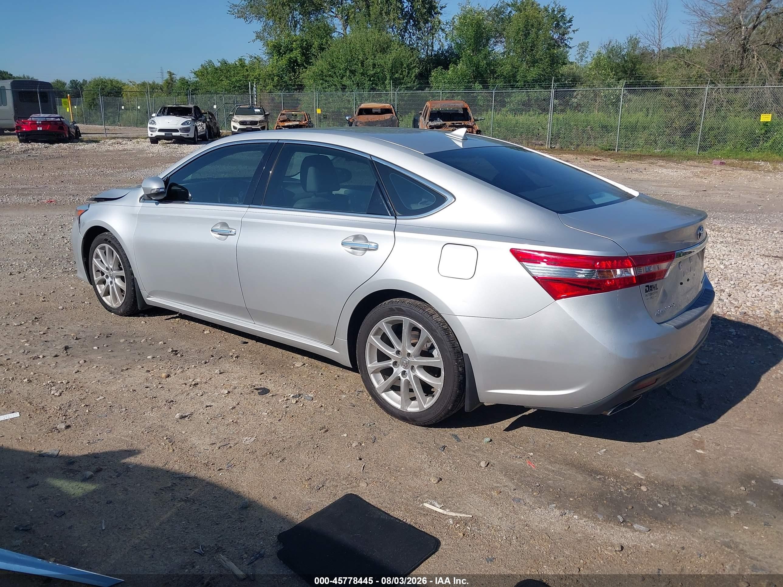 2013 Toyota Avalon Limited Silver vin: 4T1BK1EB5DU047277