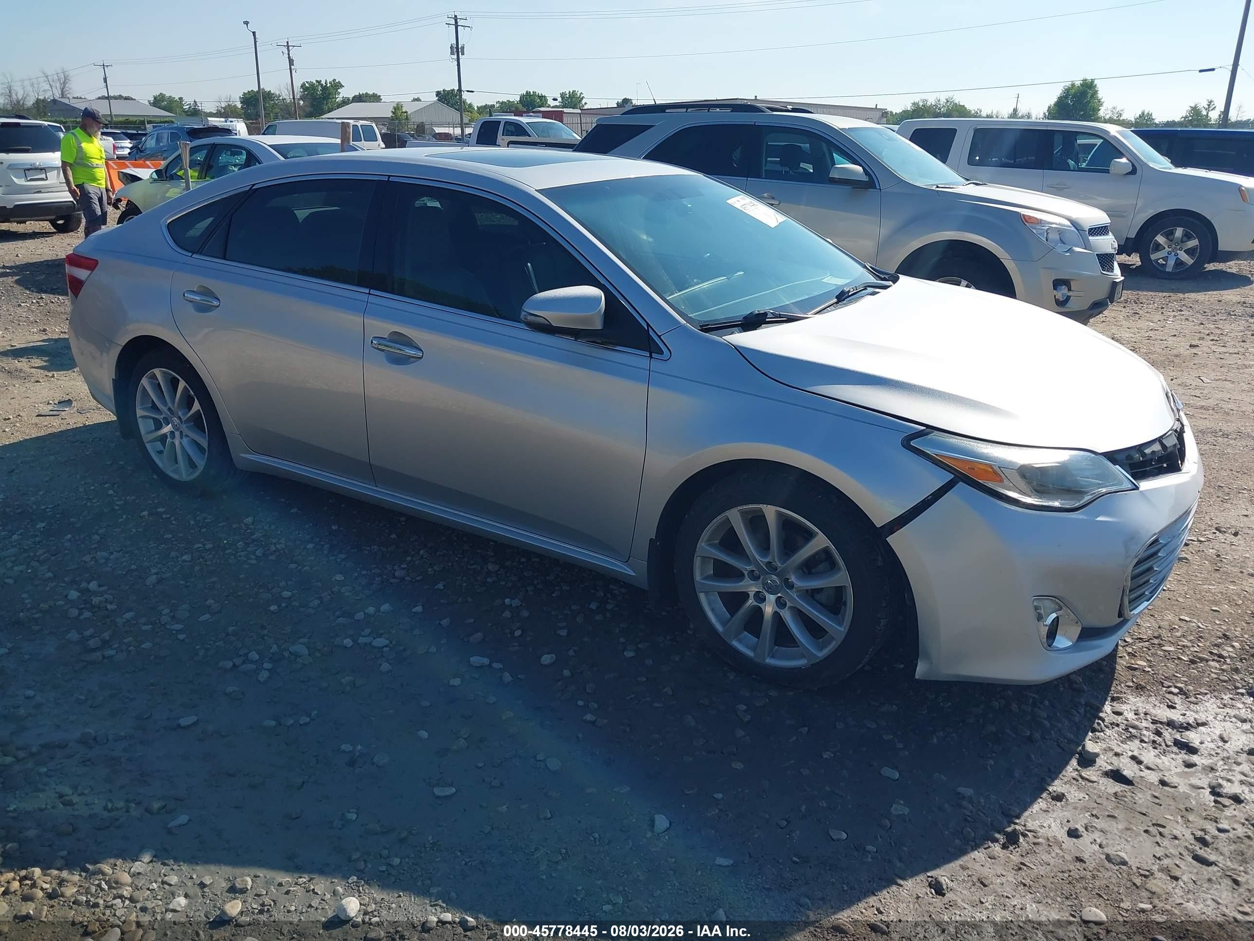 2013 Toyota Avalon Limited Silver vin: 4T1BK1EB5DU047277