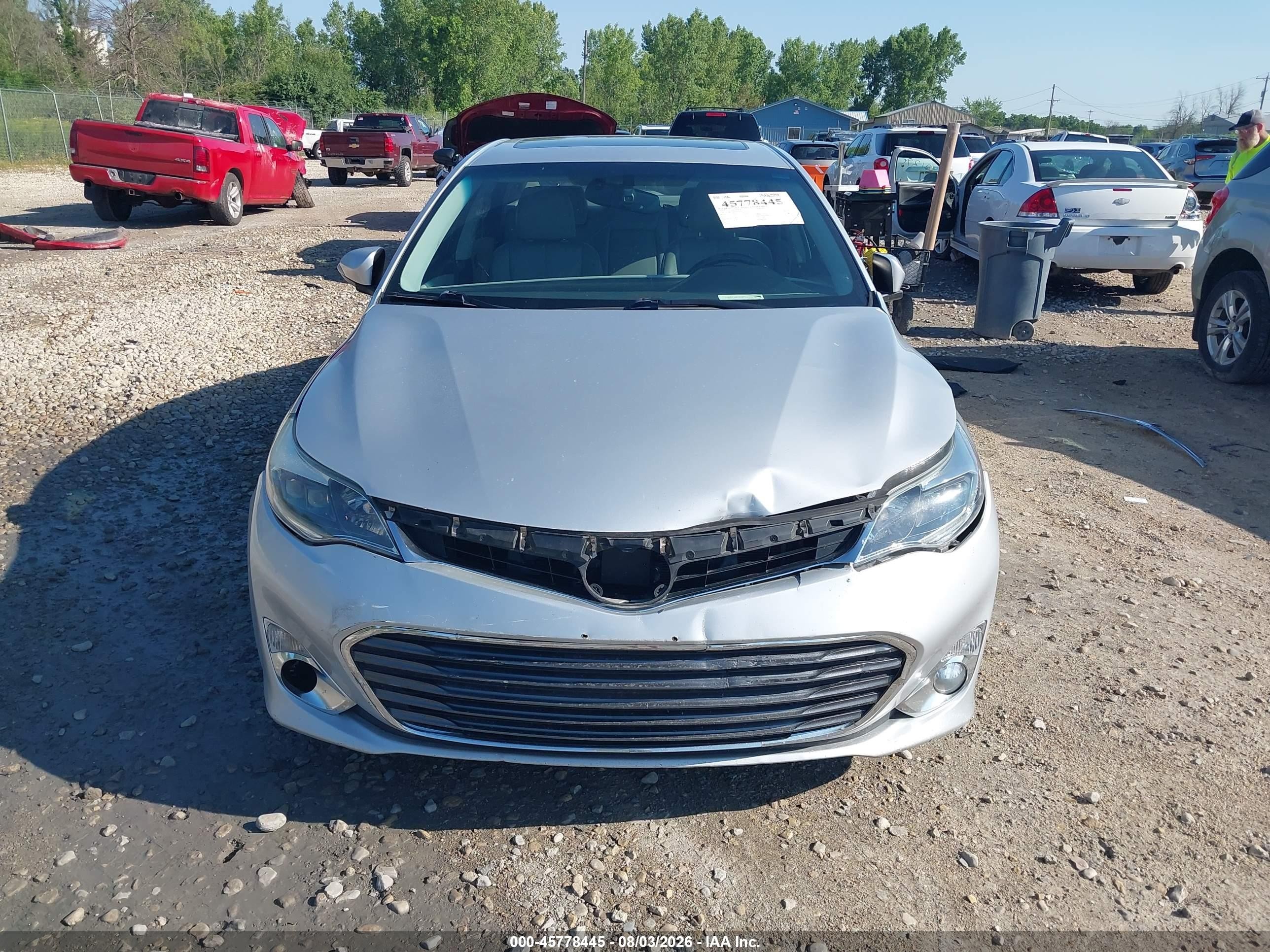 2013 Toyota Avalon Limited Silver vin: 4T1BK1EB5DU047277