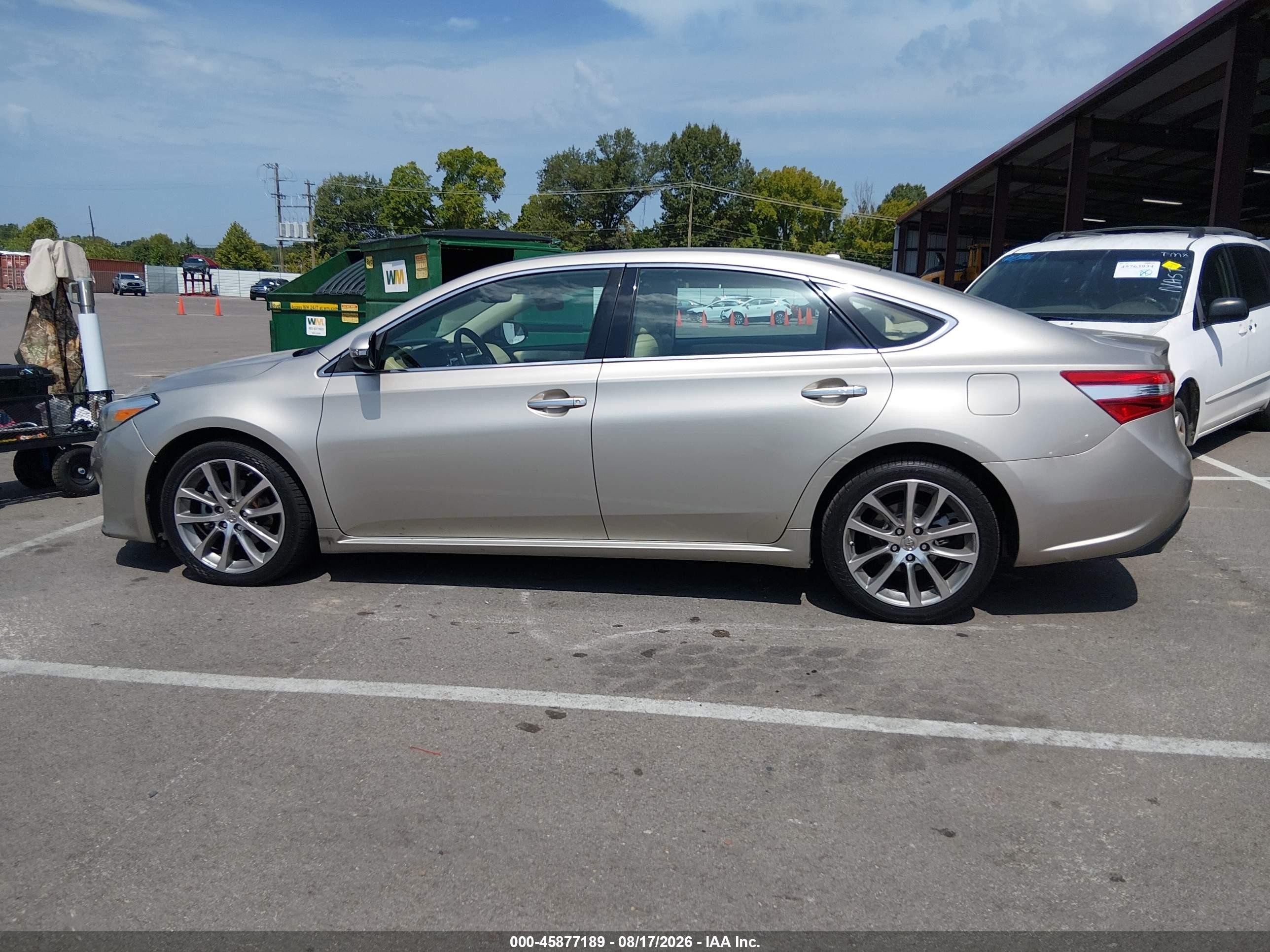 2014 Toyota Avalon Xle Touring Silver vin: 4T1BK1EB5EU093662