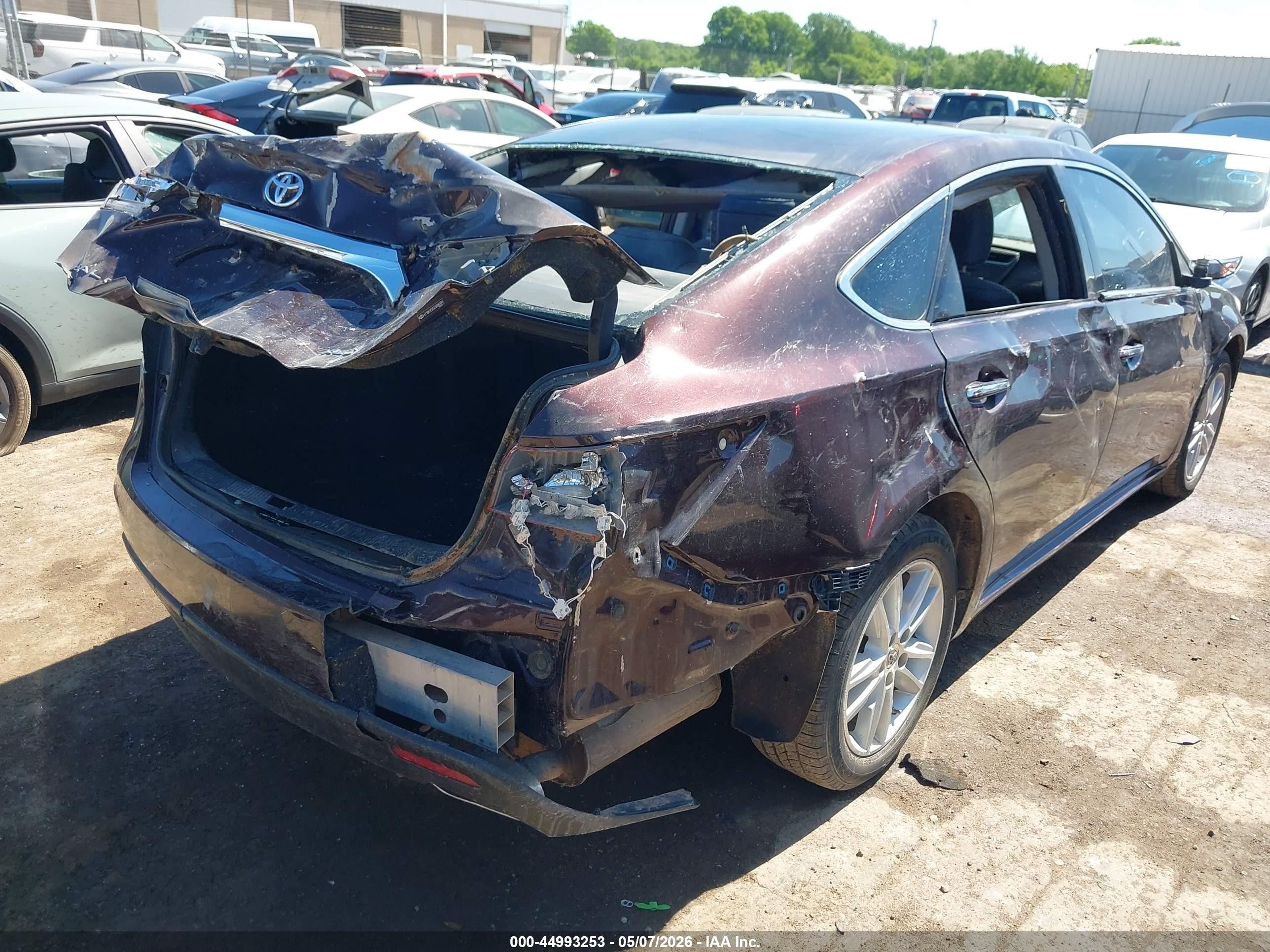 2014 Toyota Avalon Xle Burgundy vin: 4T1BK1EB5EU096481