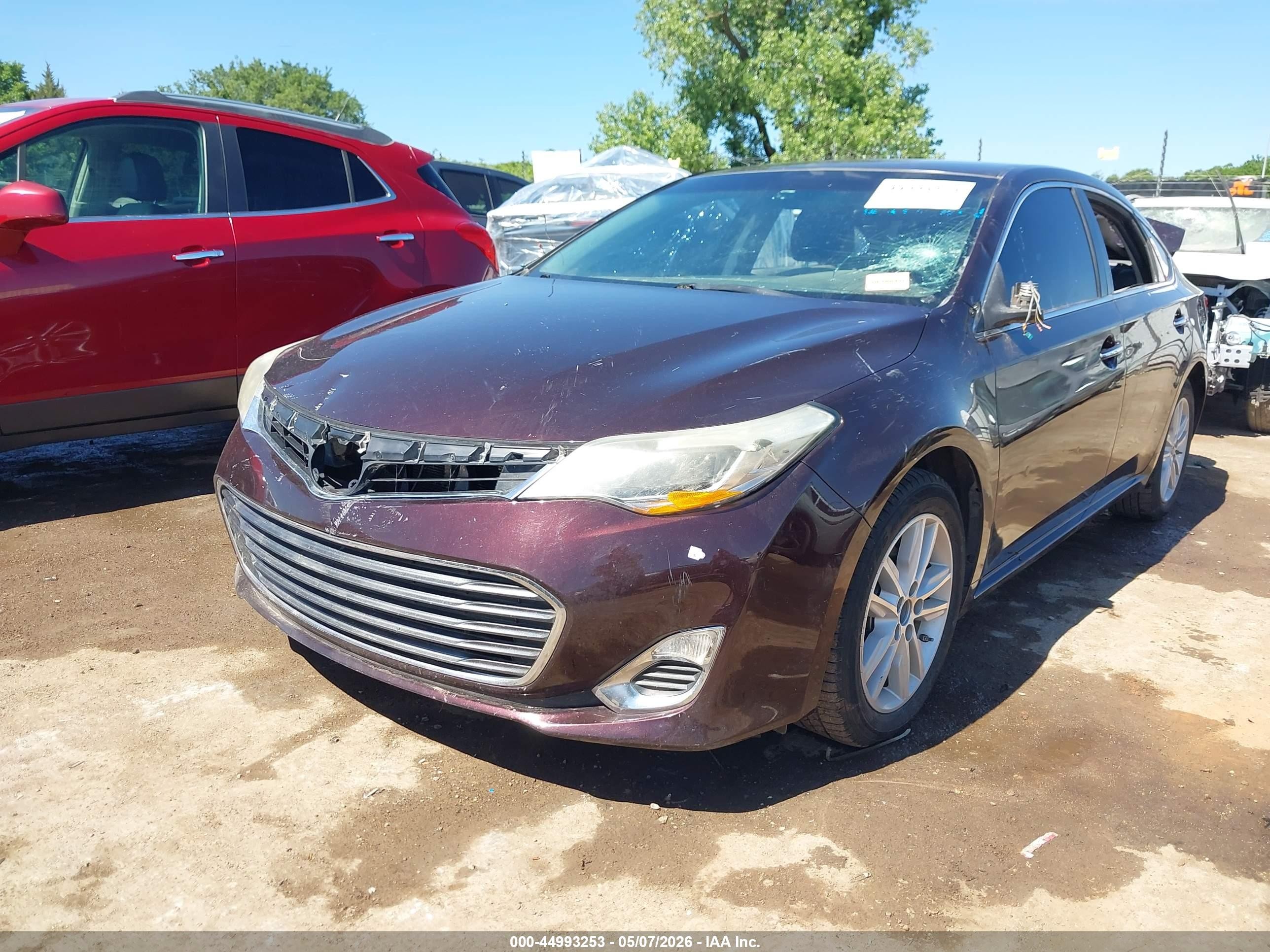 2014 Toyota Avalon Xle Burgundy vin: 4T1BK1EB5EU096481